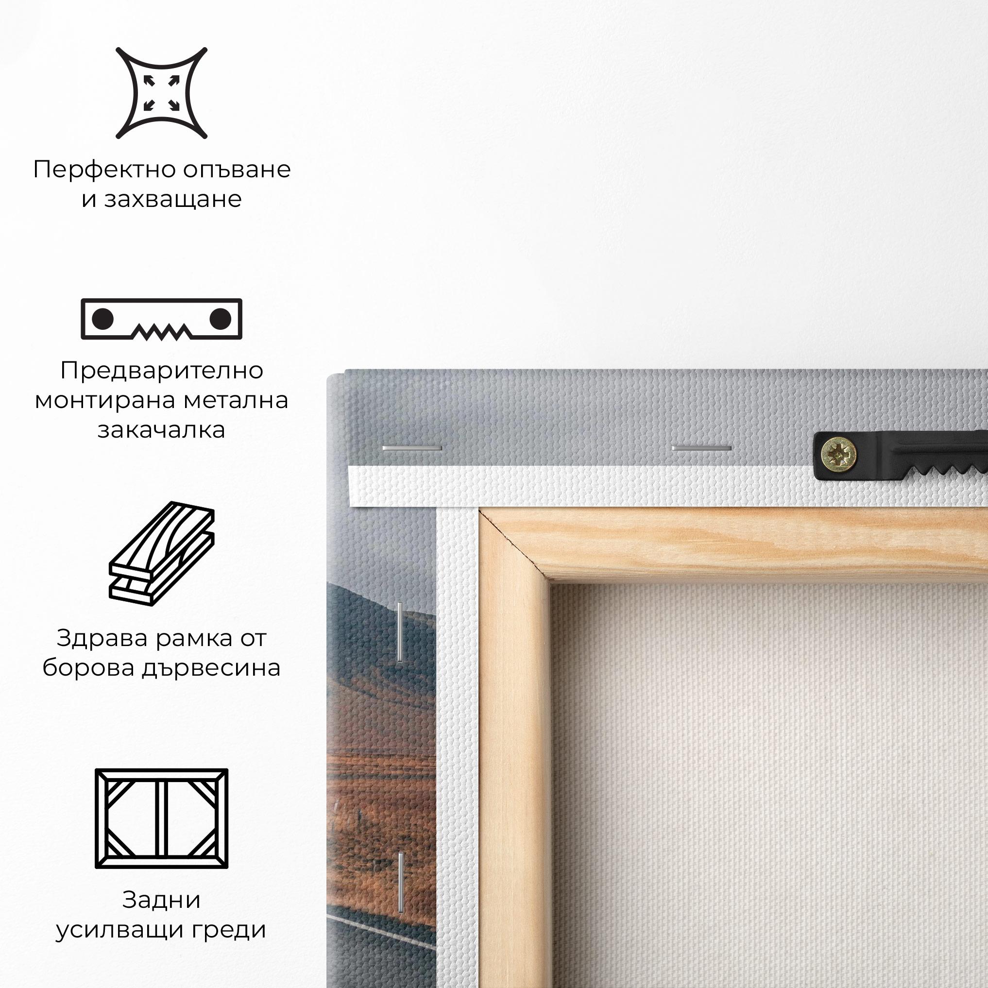 Картина на платно Country Roads mockup 5