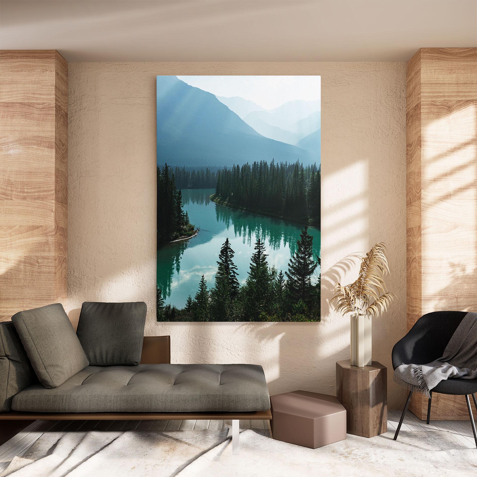 Картина на платно Crystal Lake mockup 8