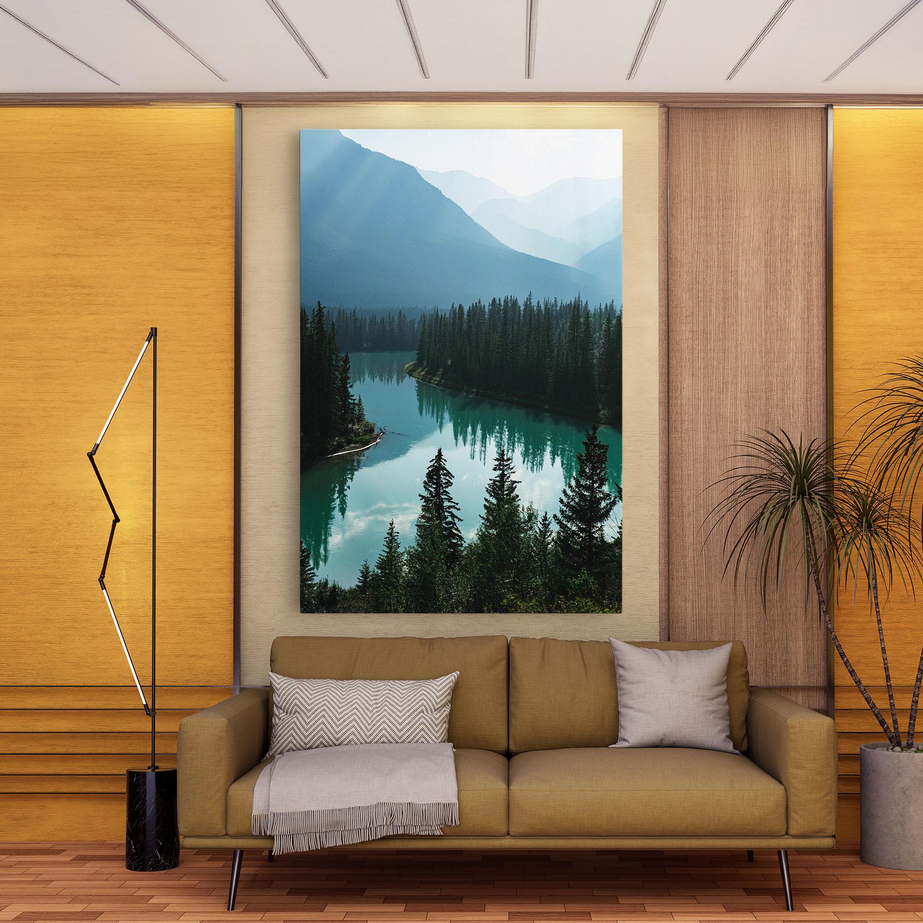 Картина на платно Crystal Lake mockup 9