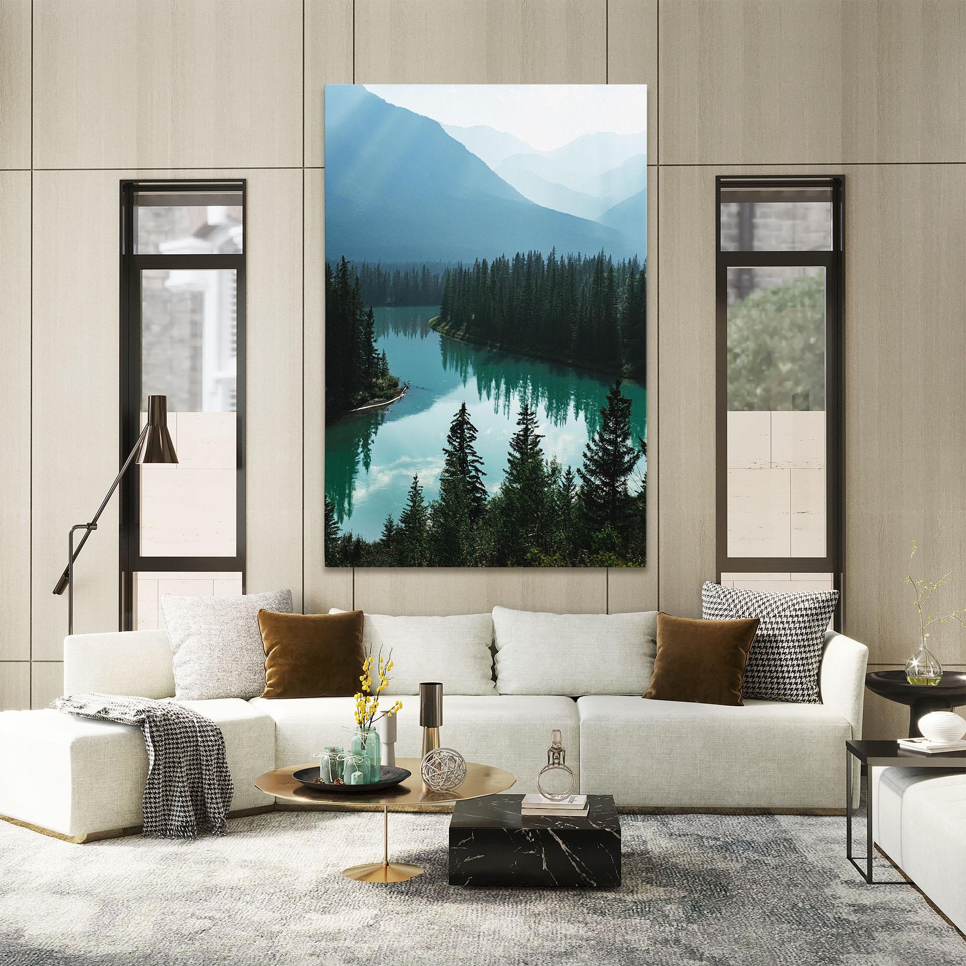 Картина на платно Crystal Lake mockup 2