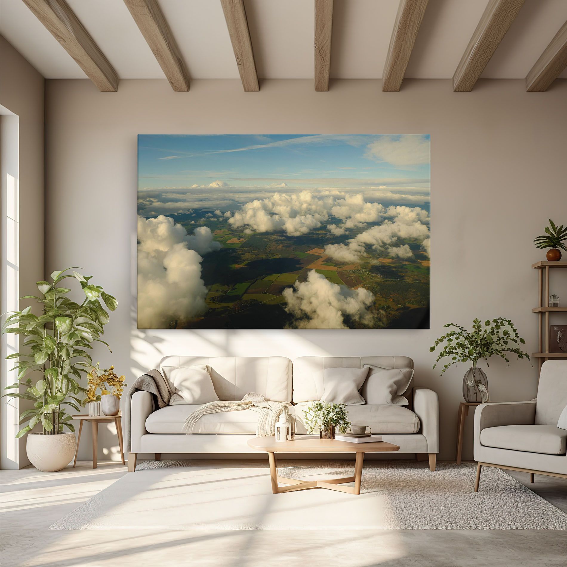 Clouds View From Plane mockup 6