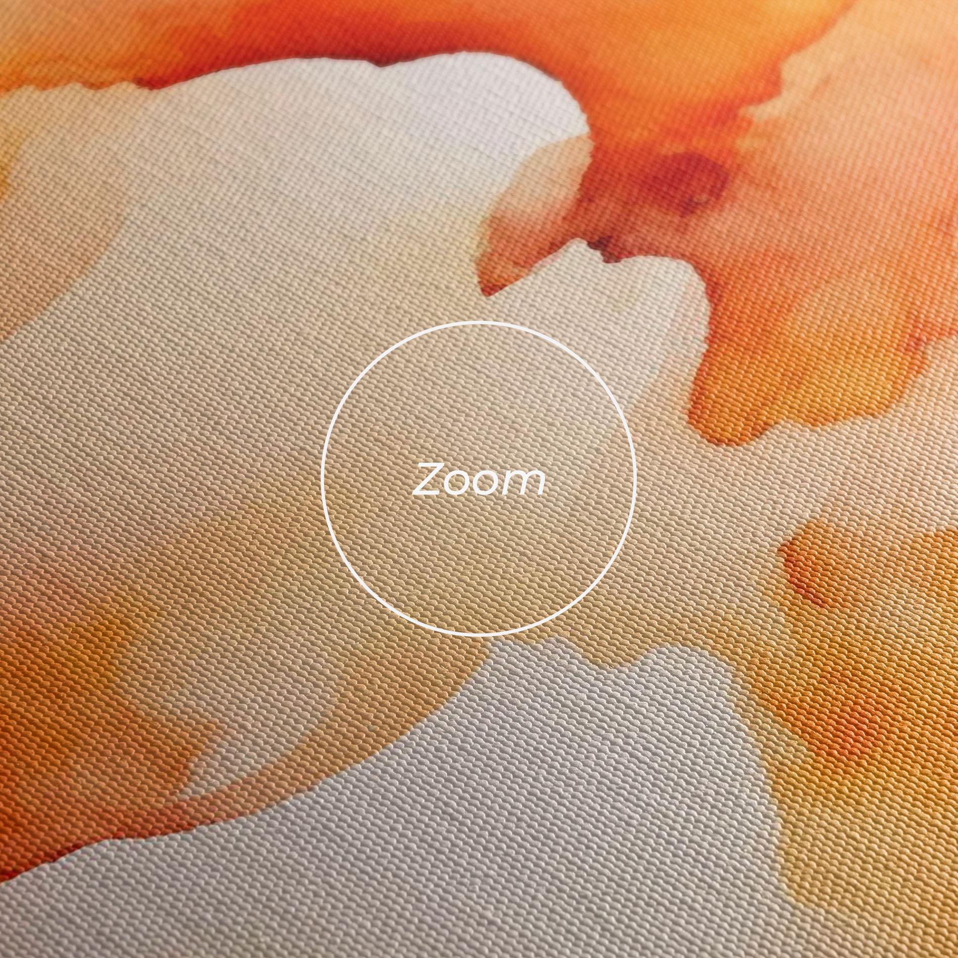 Картина на платно Abstract Orange Cloud mockup 3