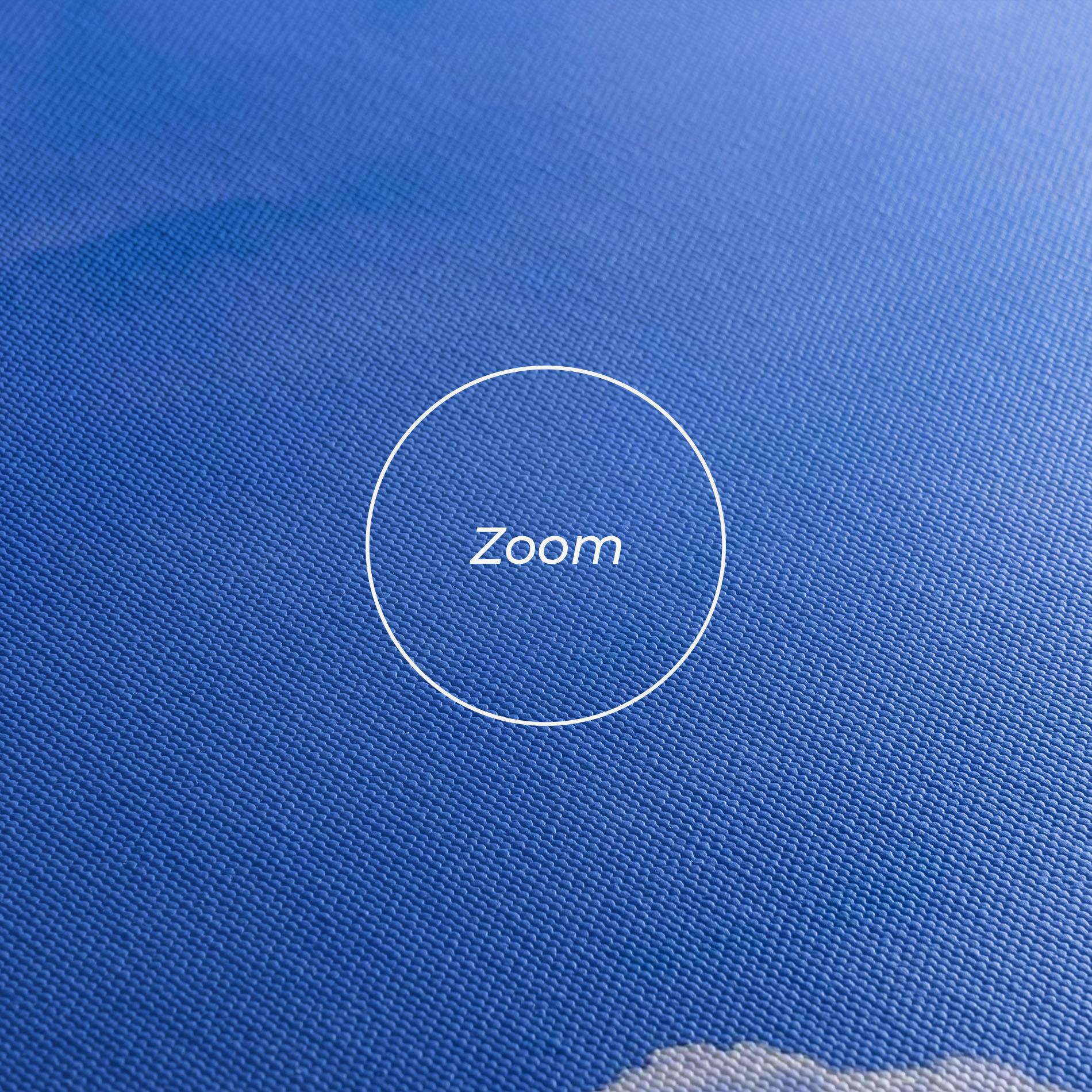 Картина на платно Big Blue Cloud mockup 3