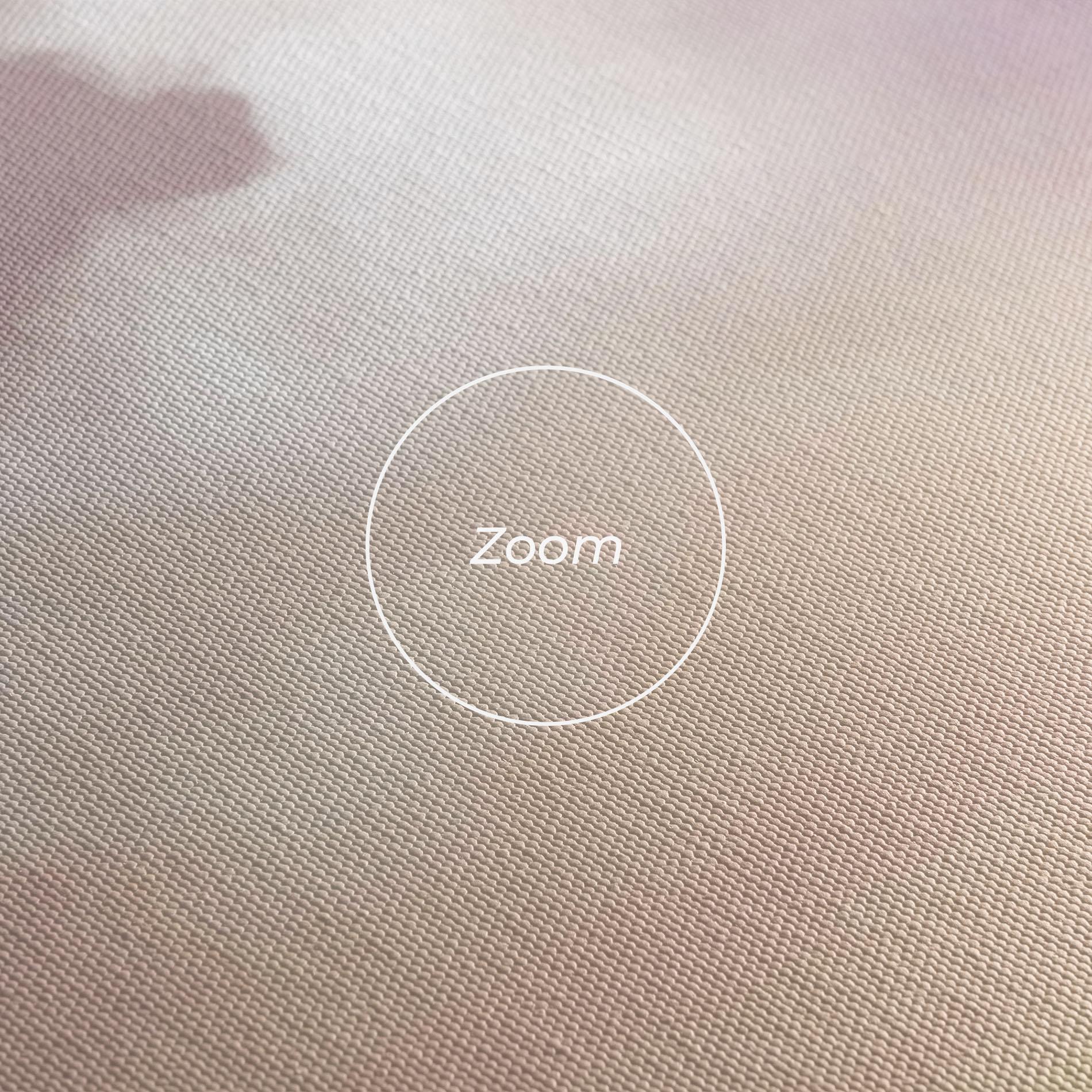 Картина на платно Clouds Text Cream mockup 3