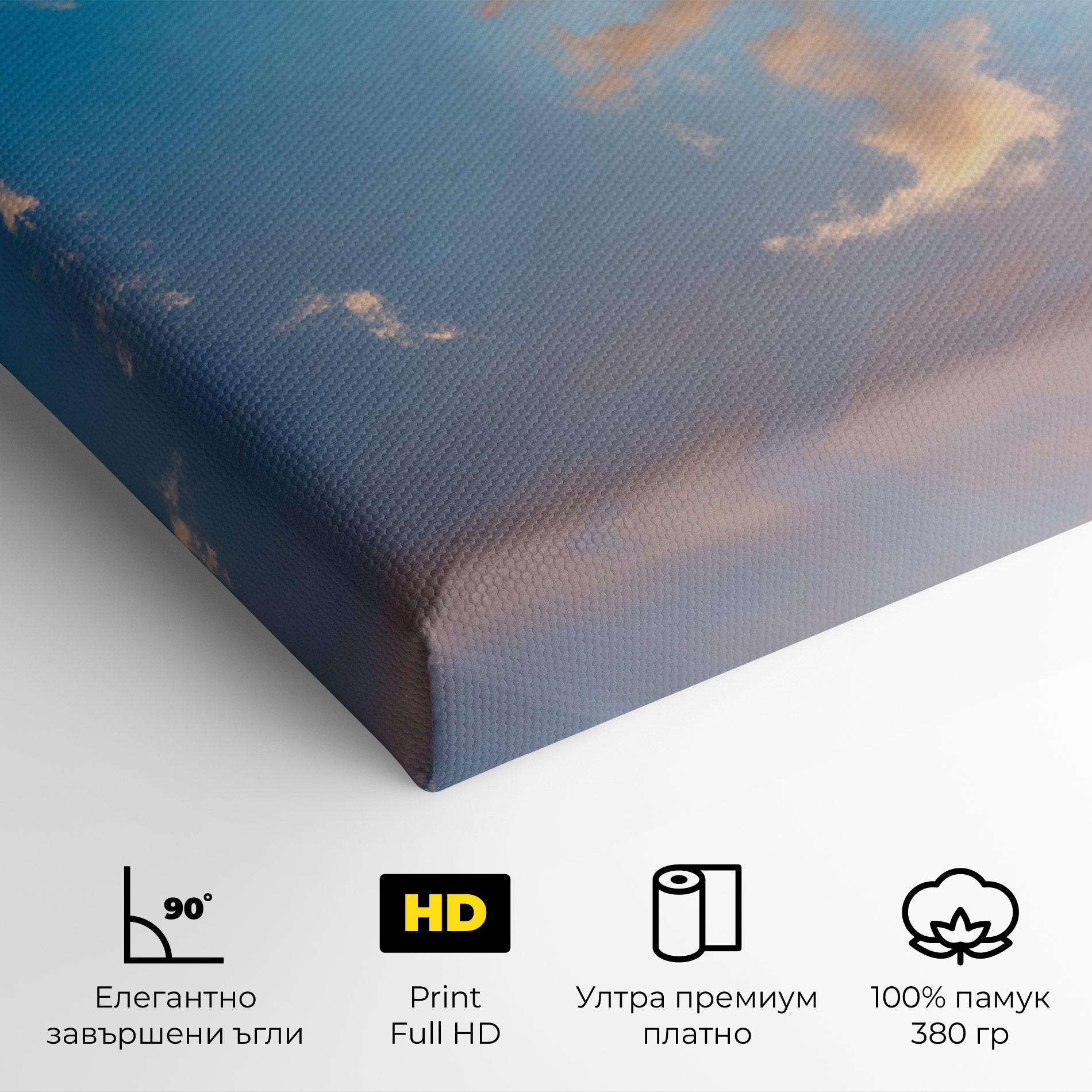 Картина на платно Clouds Blue Sky mockup 4