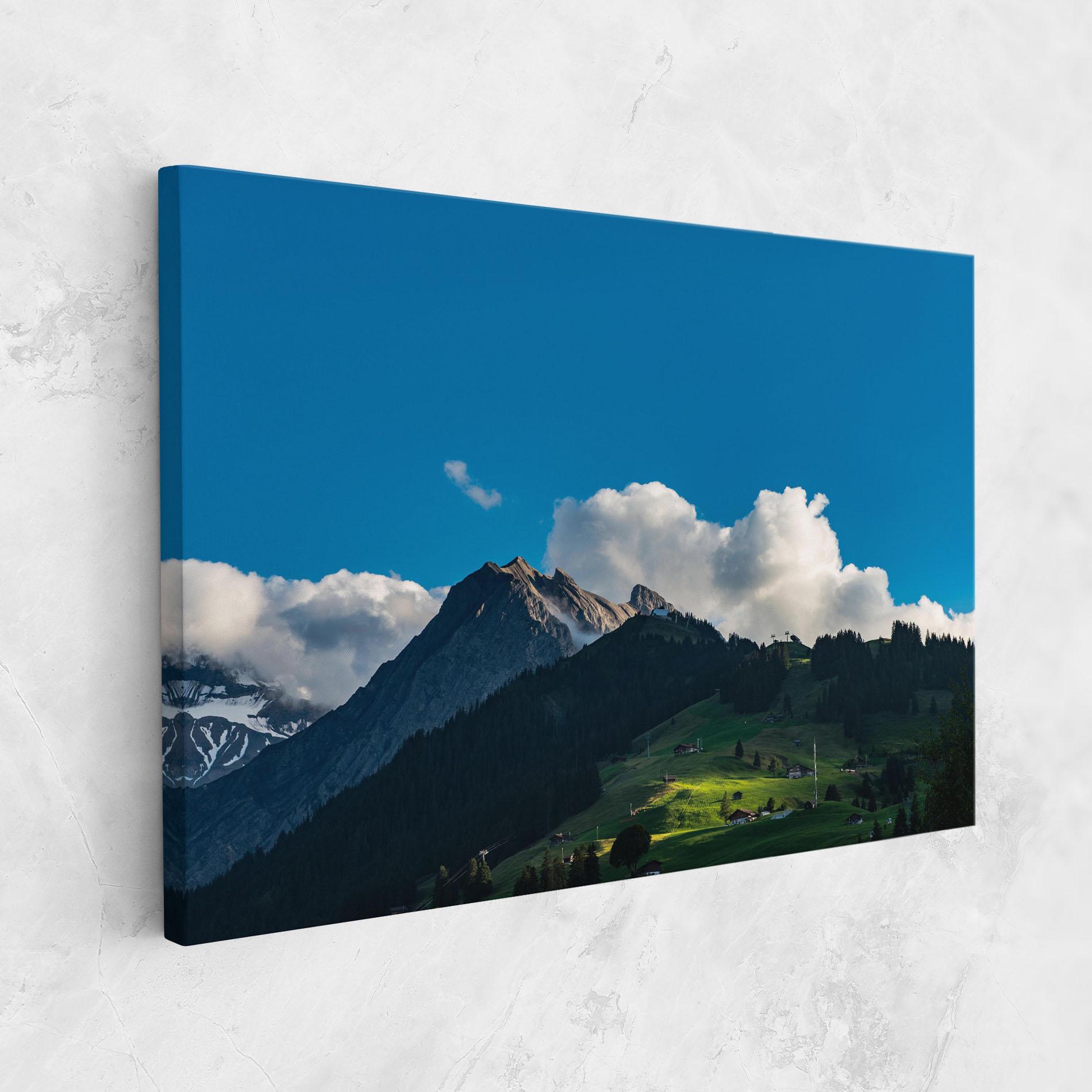 Картина на платно Beautiful Mountain Cloud View mockup 1