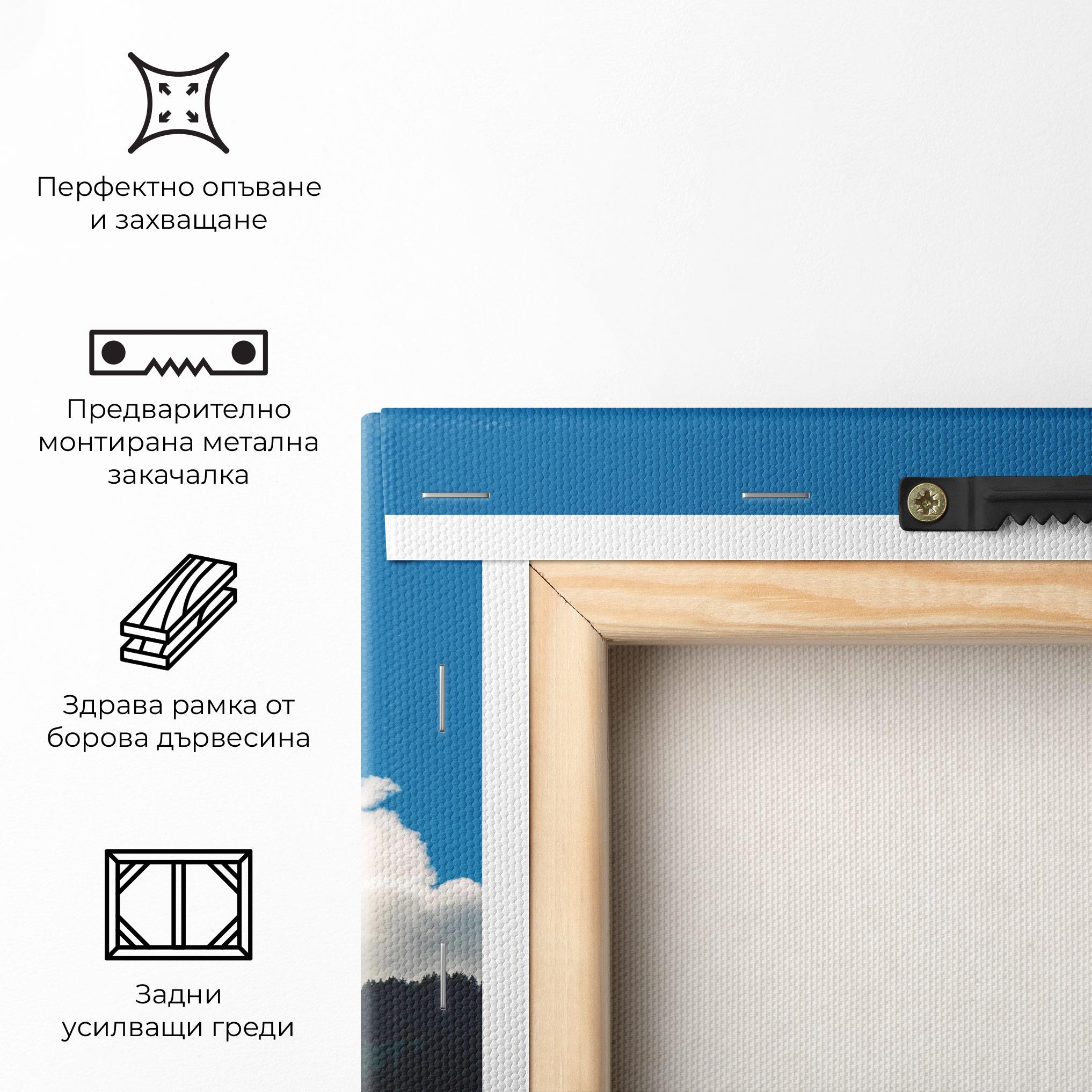 Картина на платно Beautiful Mountain Cloud View mockup 5