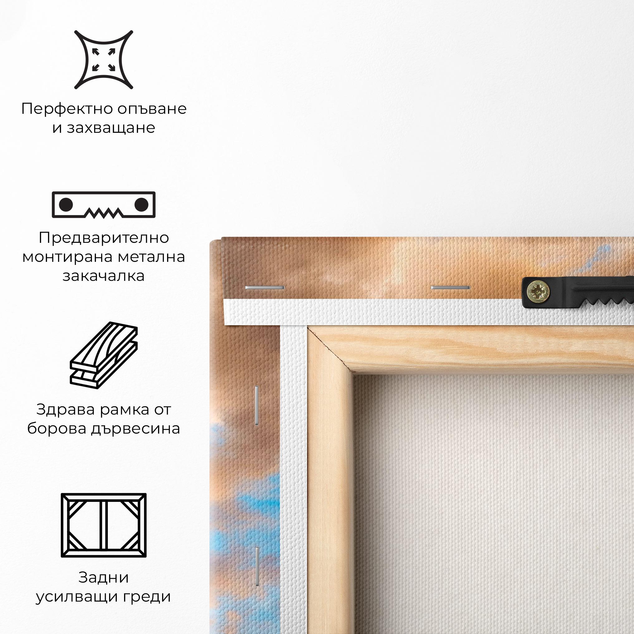 Картина на платно Clouds Blue Sky mockup 5