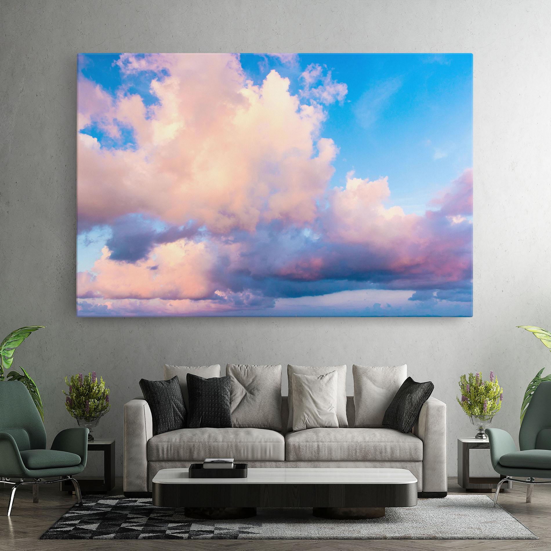 Картина на платно Dreamy Pink Clouds mockup 7