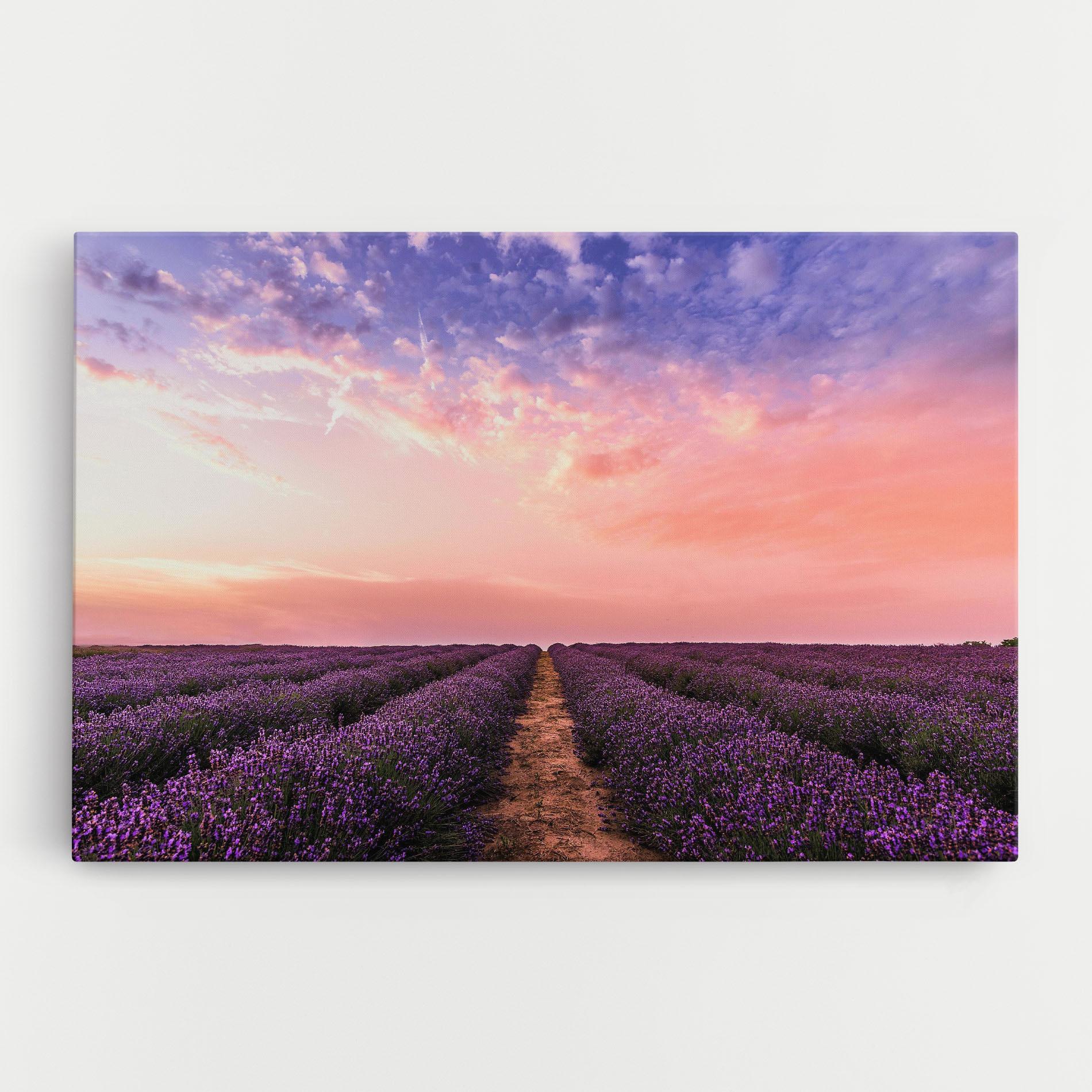 Картина на платно Lavender Field mockup 0