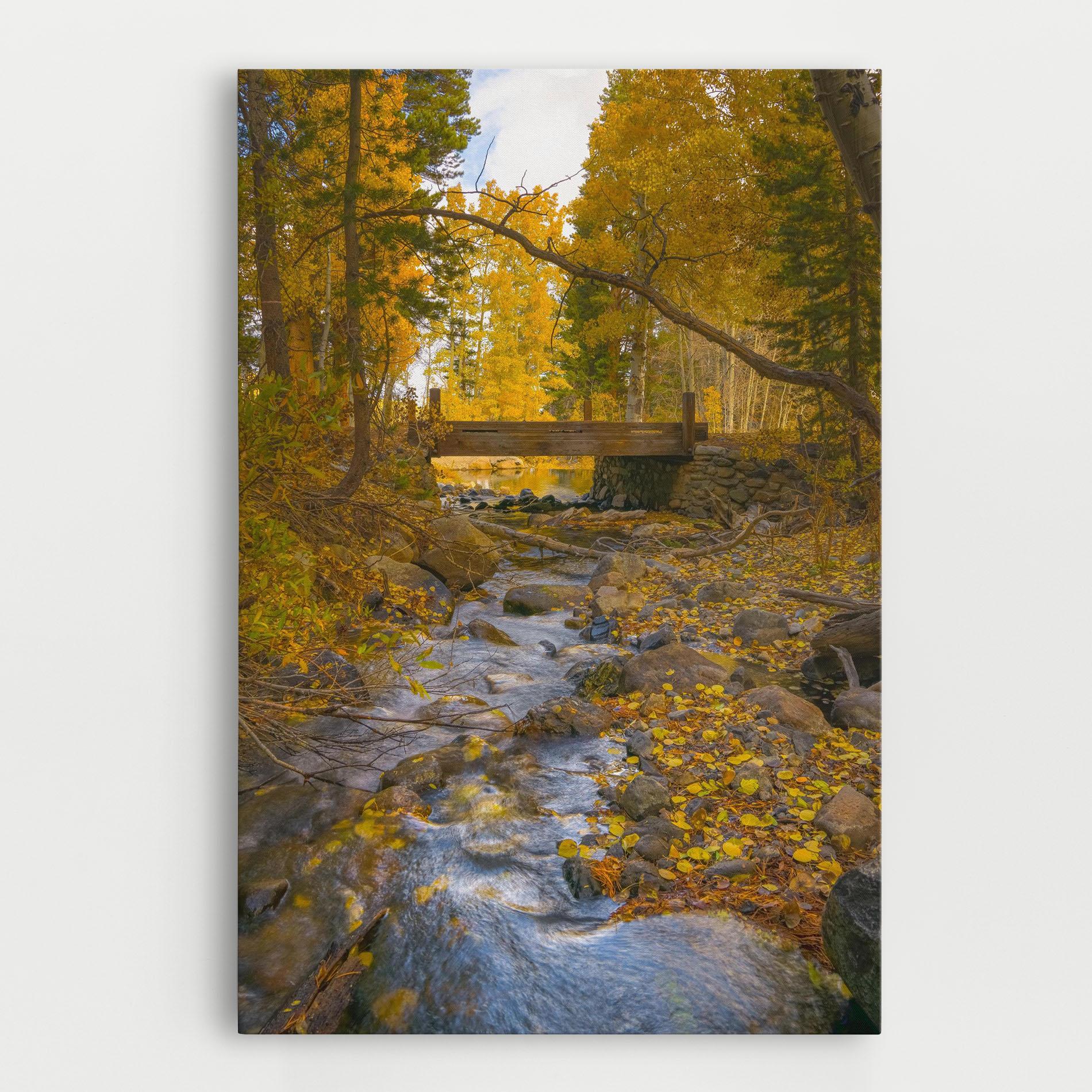 Картина на платно Yellow View Forest mockup 0