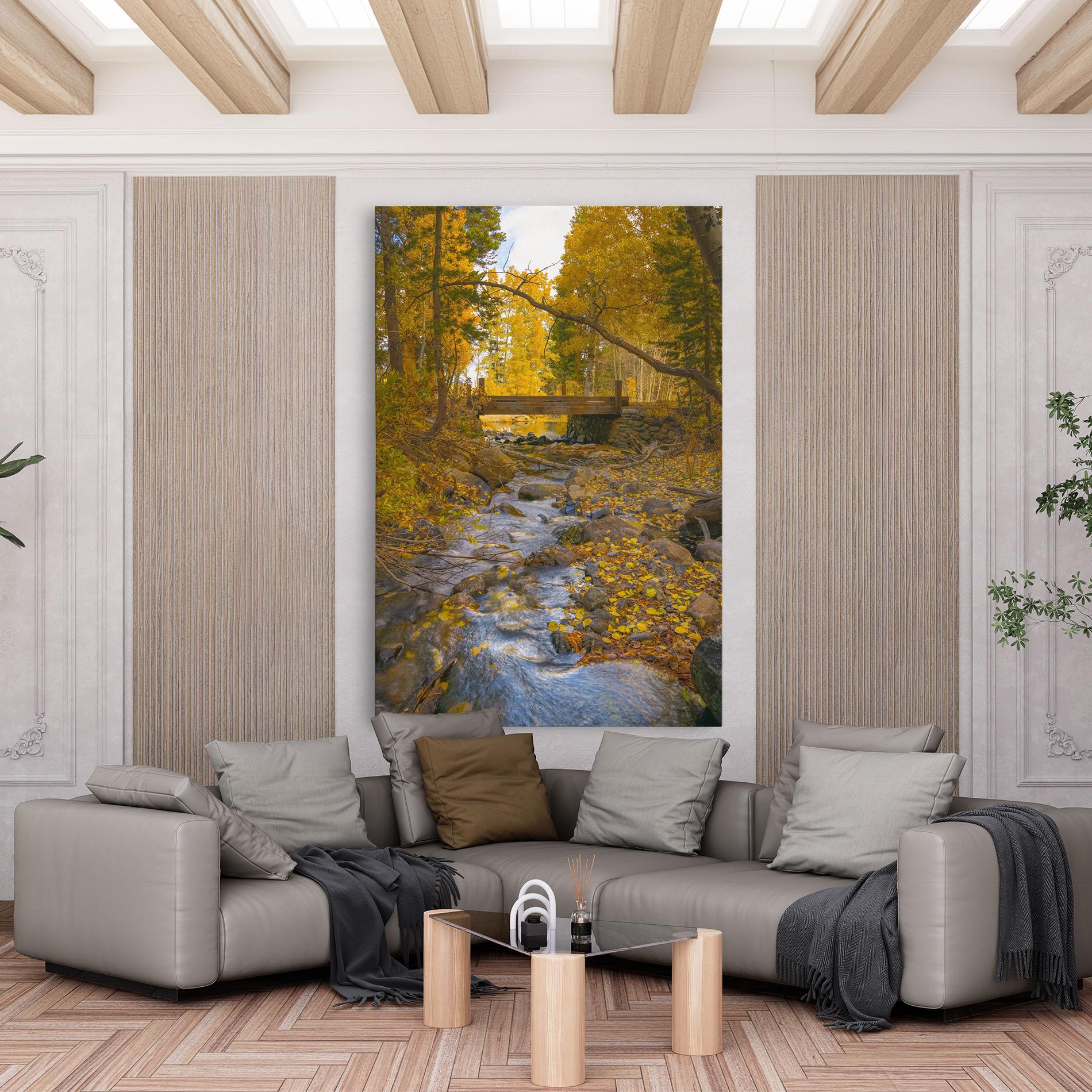 Картина на платно Yellow View Forest mockup 6