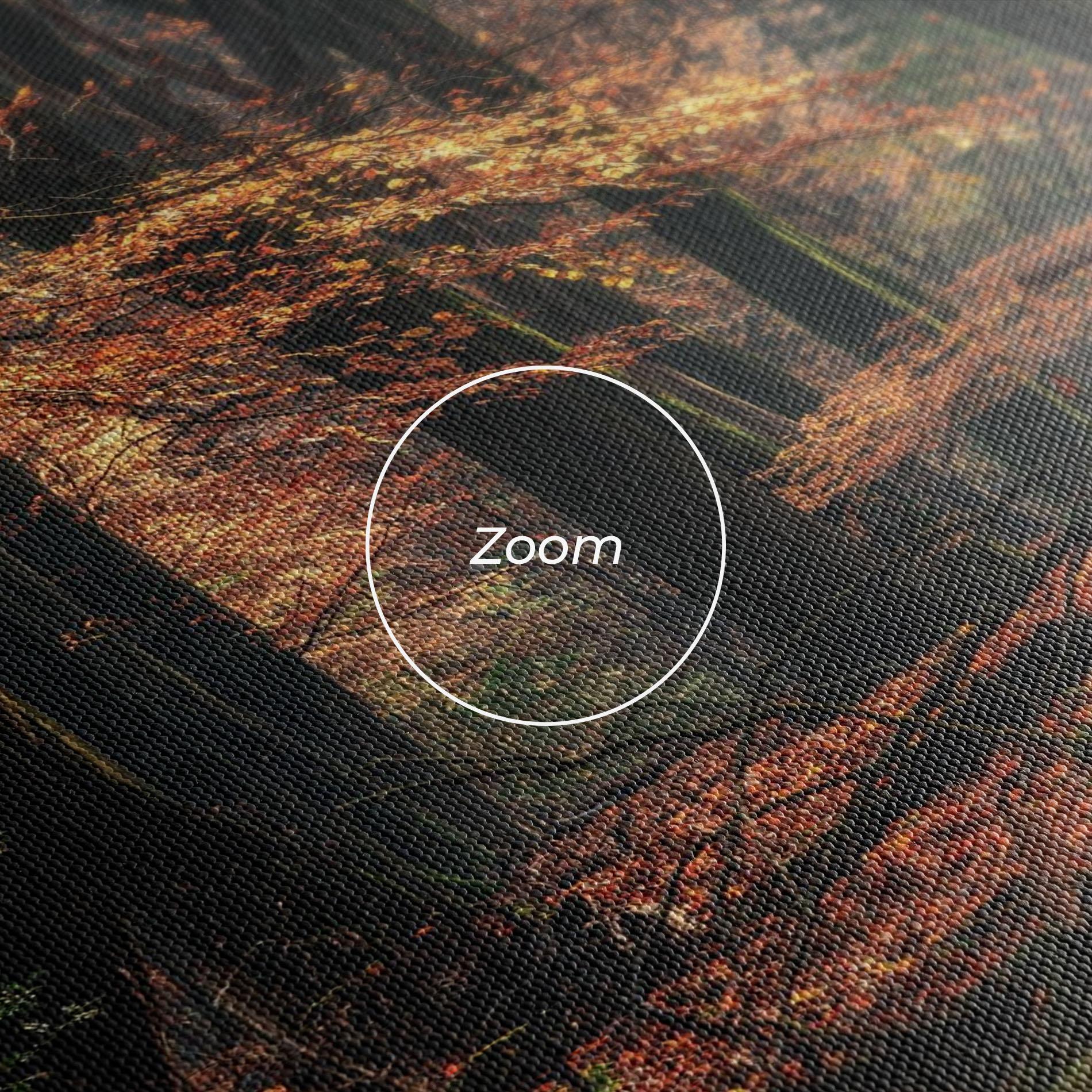 Картина на платно Autumn Forest Trees mockup 3