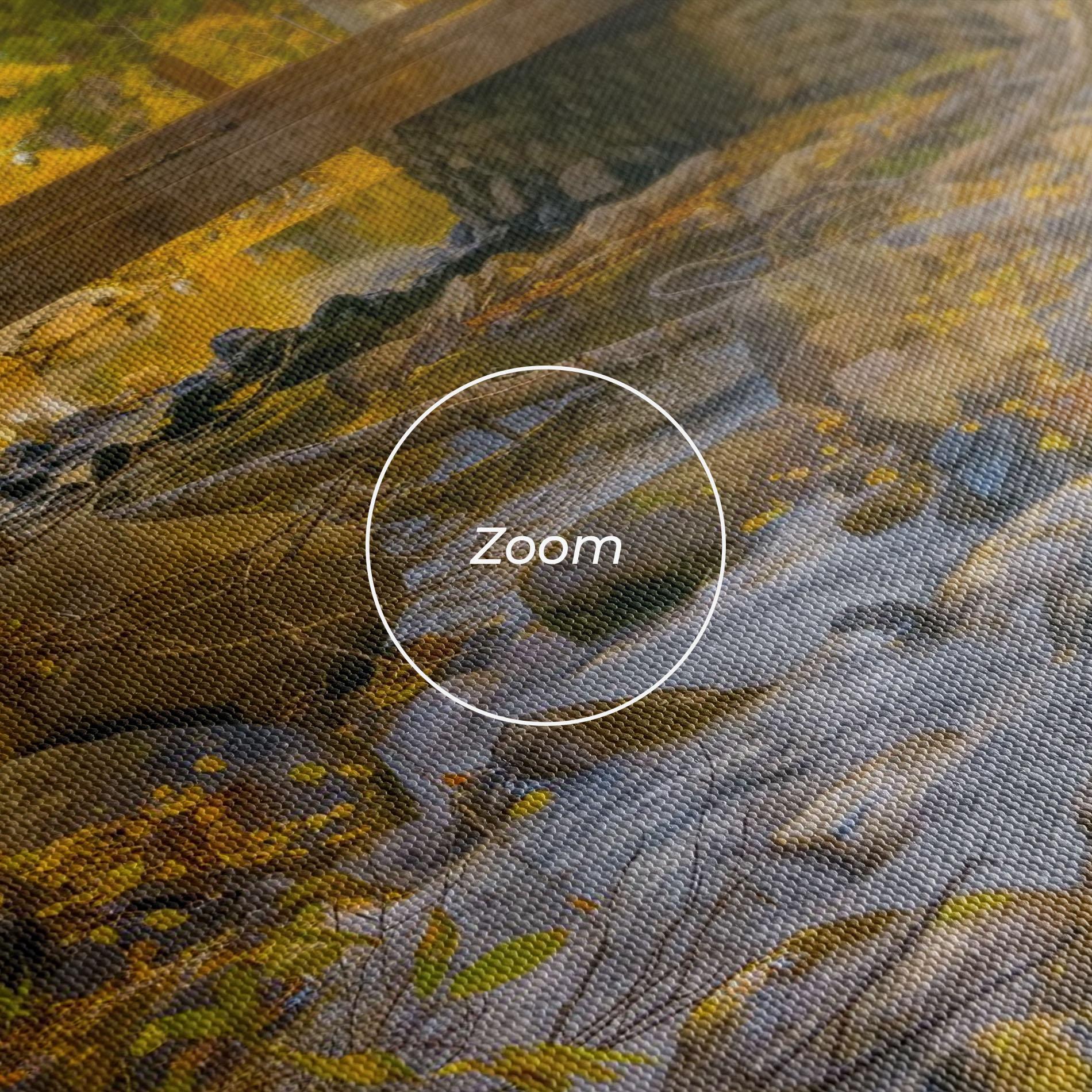 Картина на платно Yellow View Forest mockup 3