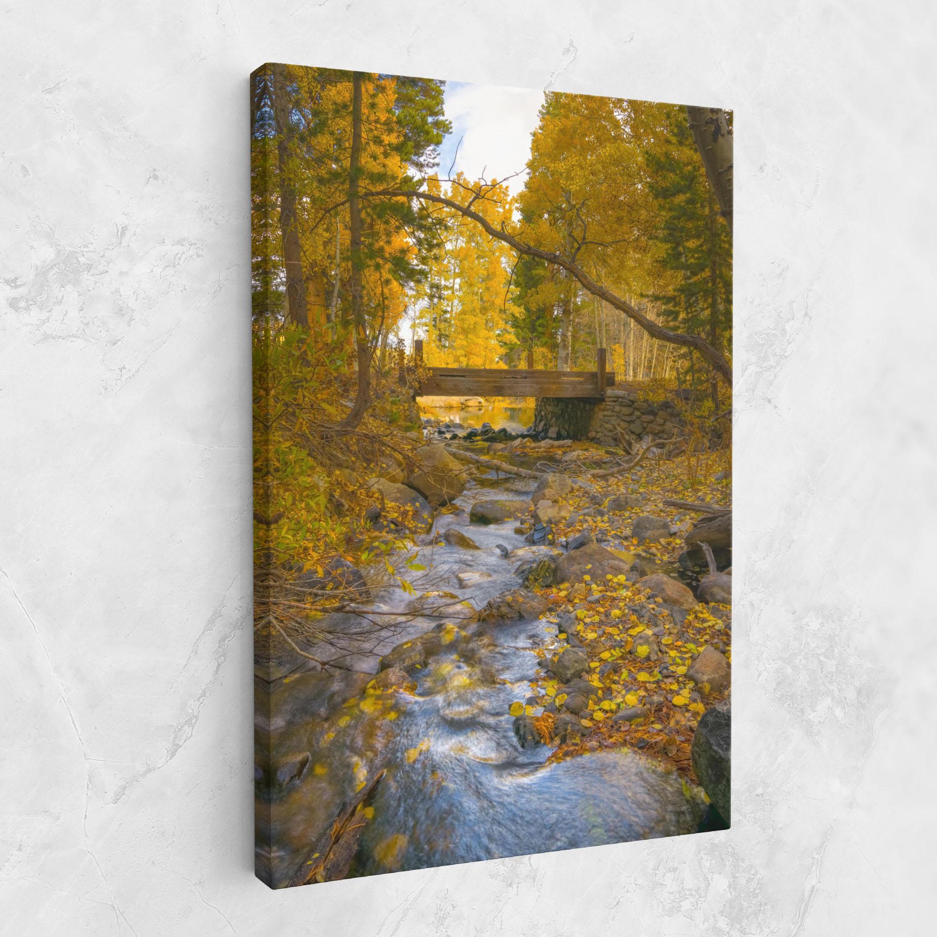 Картина на платно Yellow View Forest mockup 1