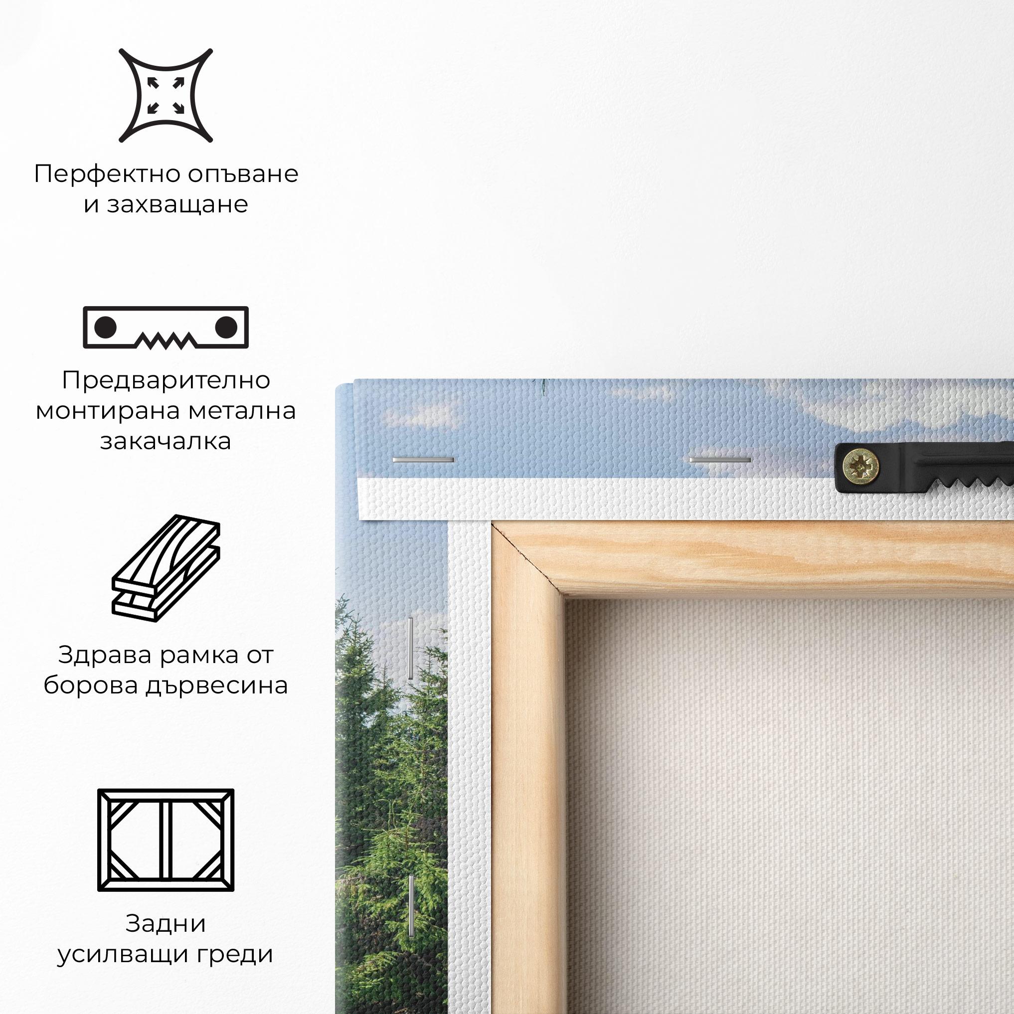 Картина на платно Carpathian Mountain mockup 5