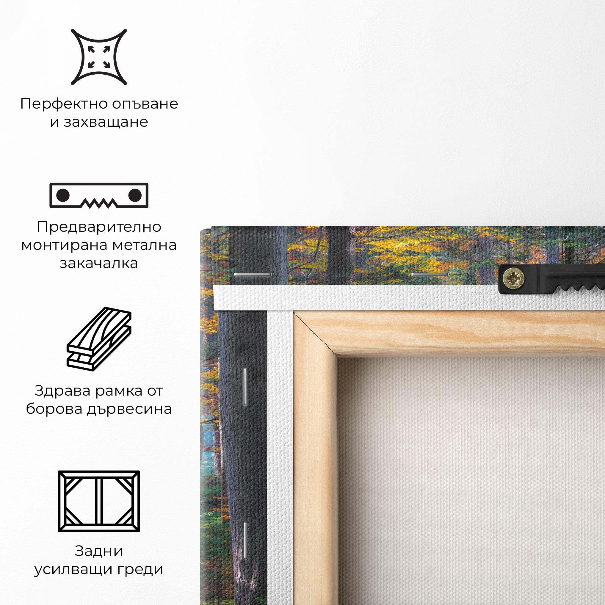 Картина на платно Dreamy Path Dorest mockup 5