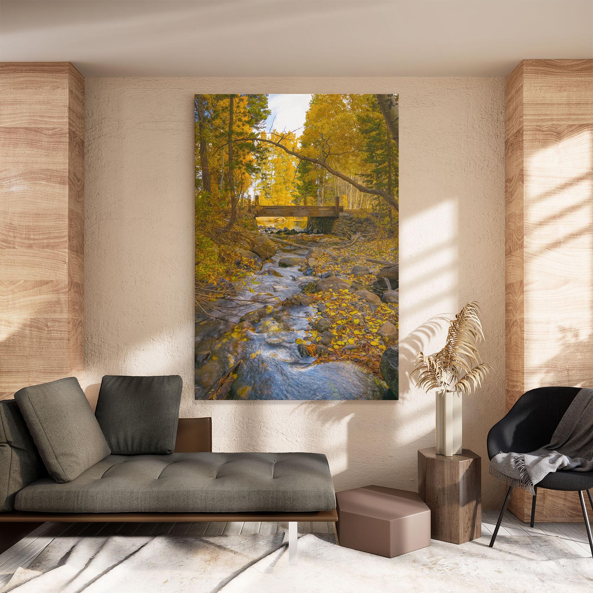 Картина на платно Yellow View Forest mockup 8