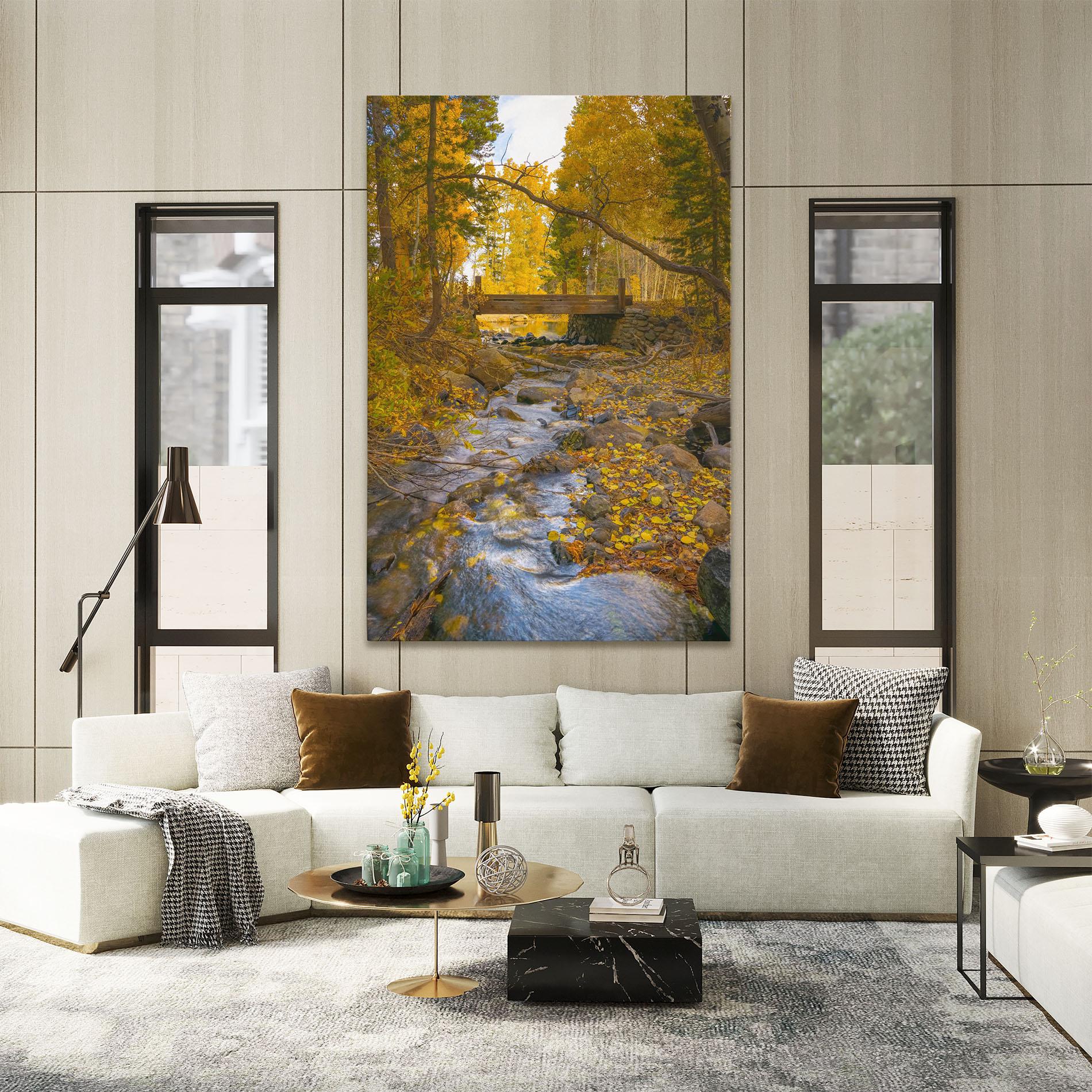 Картина на платно Yellow View Forest mockup 2