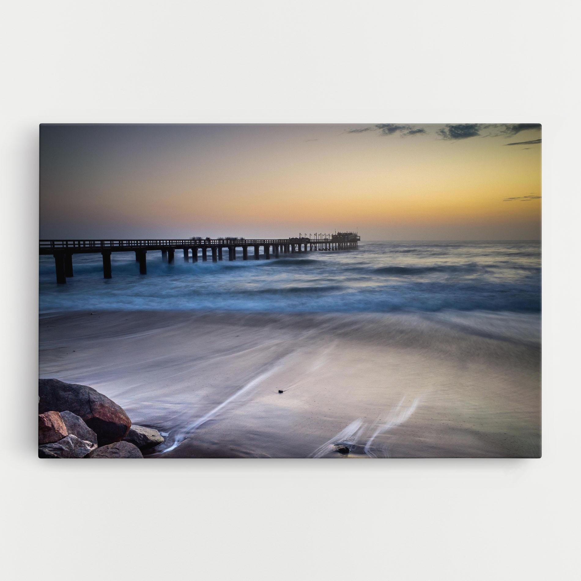 Картина на платно Empty Pretty Beach mockup 0