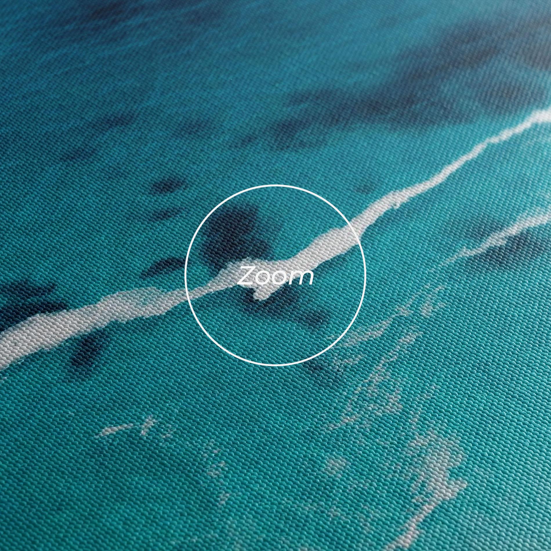 Картина на платно Blue Water Beach mockup 3