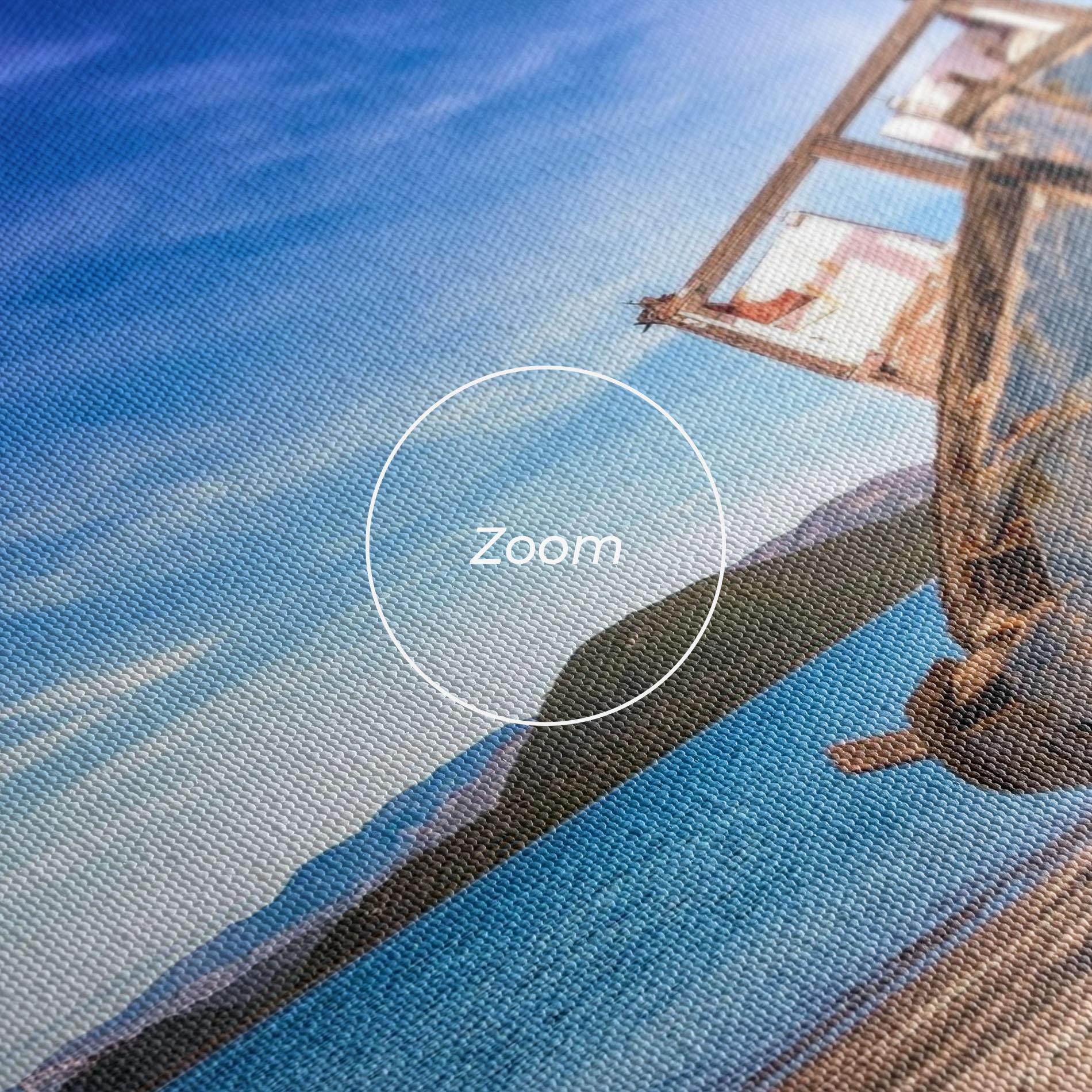 Картина на платно Boat Blue Sky mockup 3