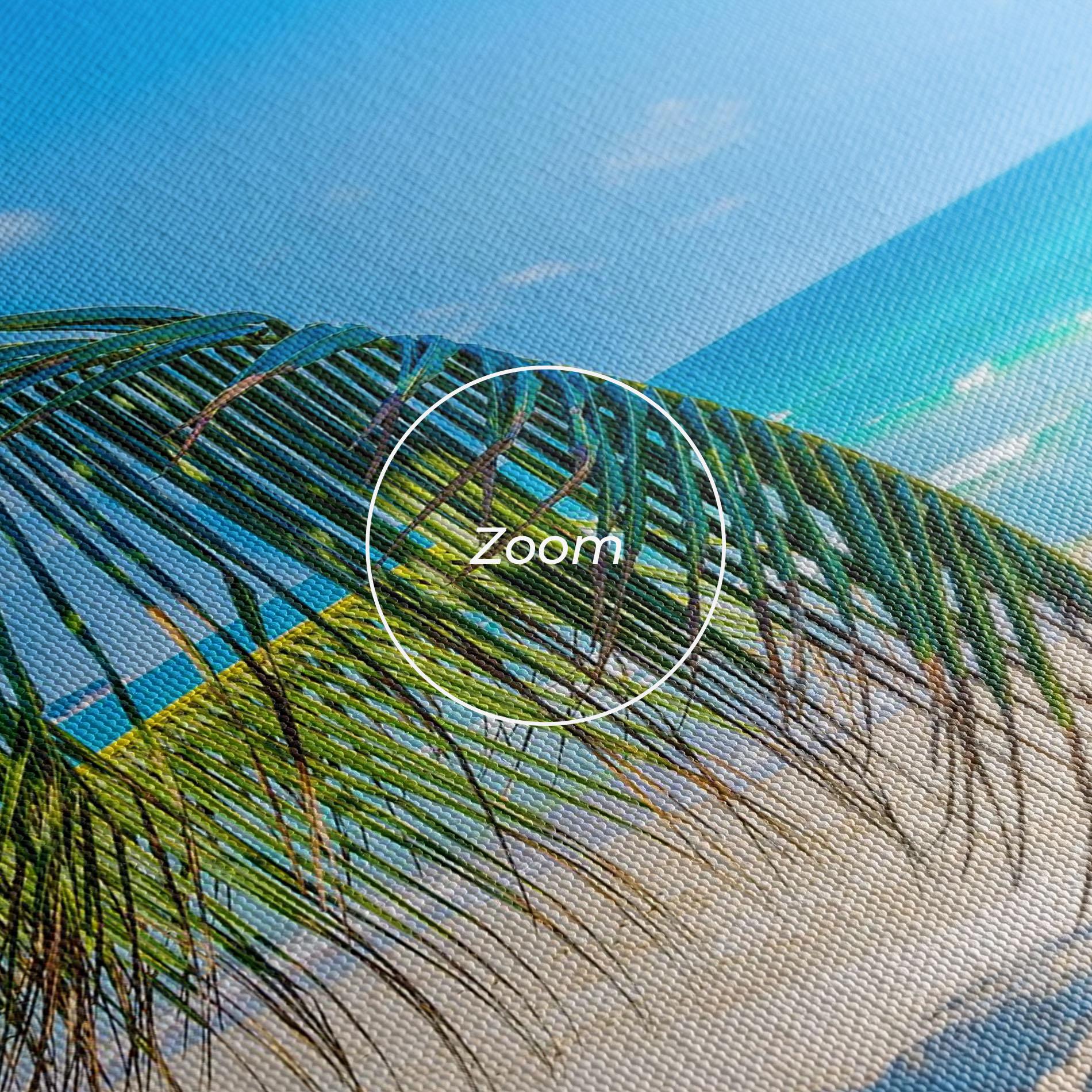 Картина на платно Tropical Beach View mockup 3