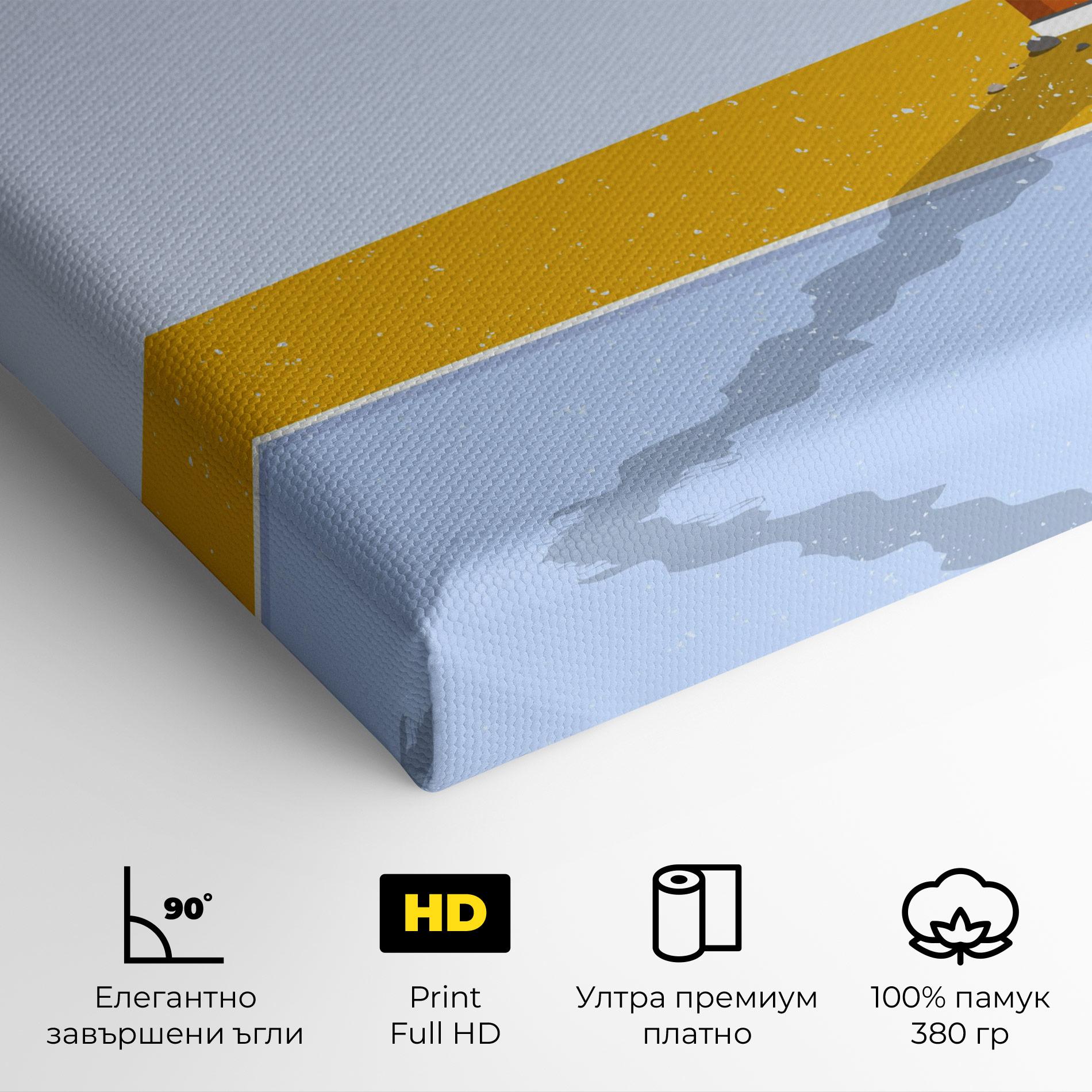 Картина на платно Beach Tower mockup 4