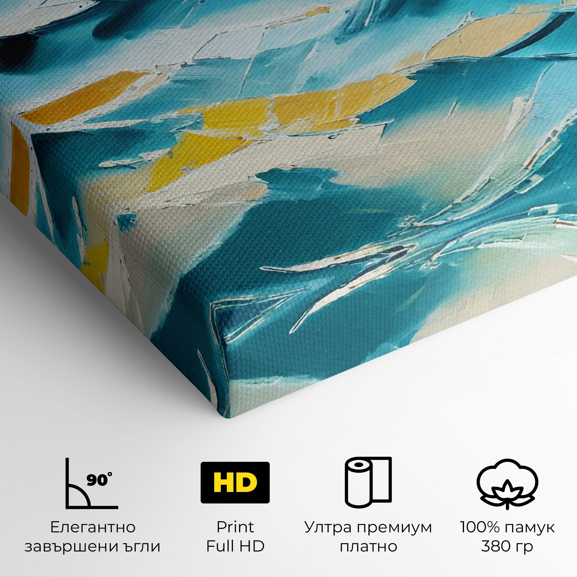 Blue Ocean Painting mockup 4