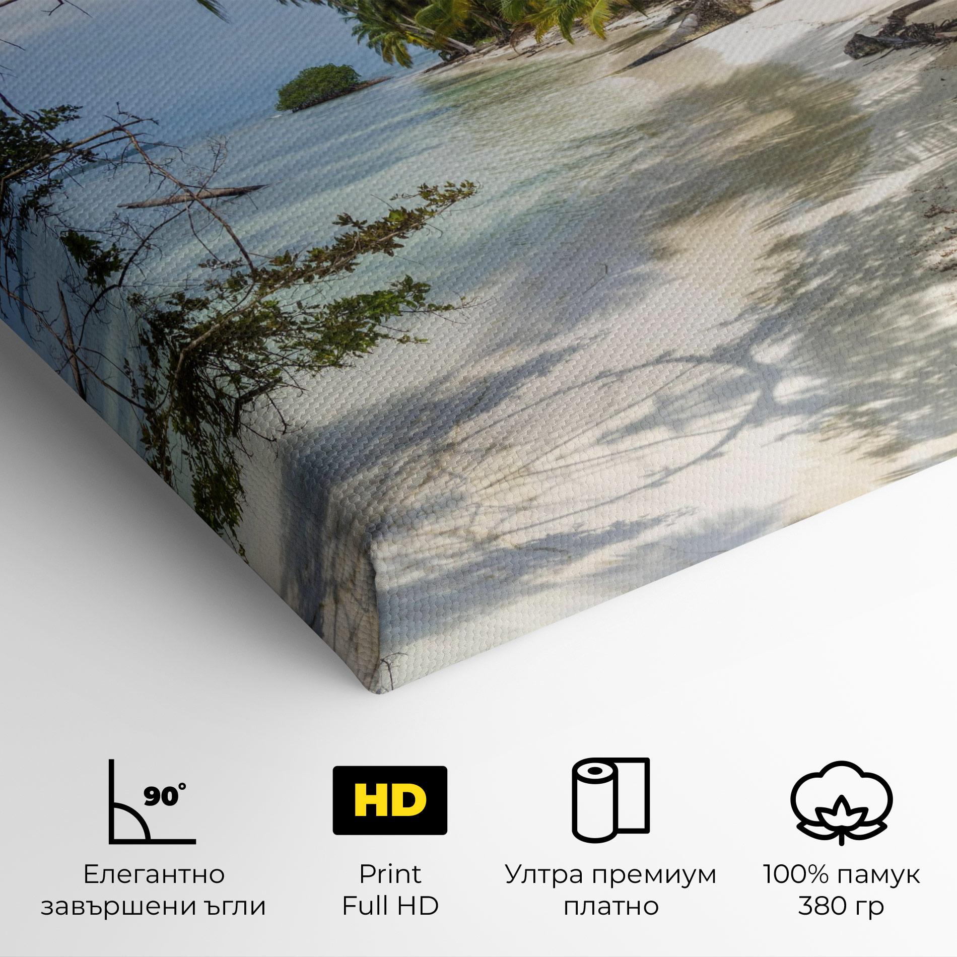 Картина на платно Island Beach mockup 4