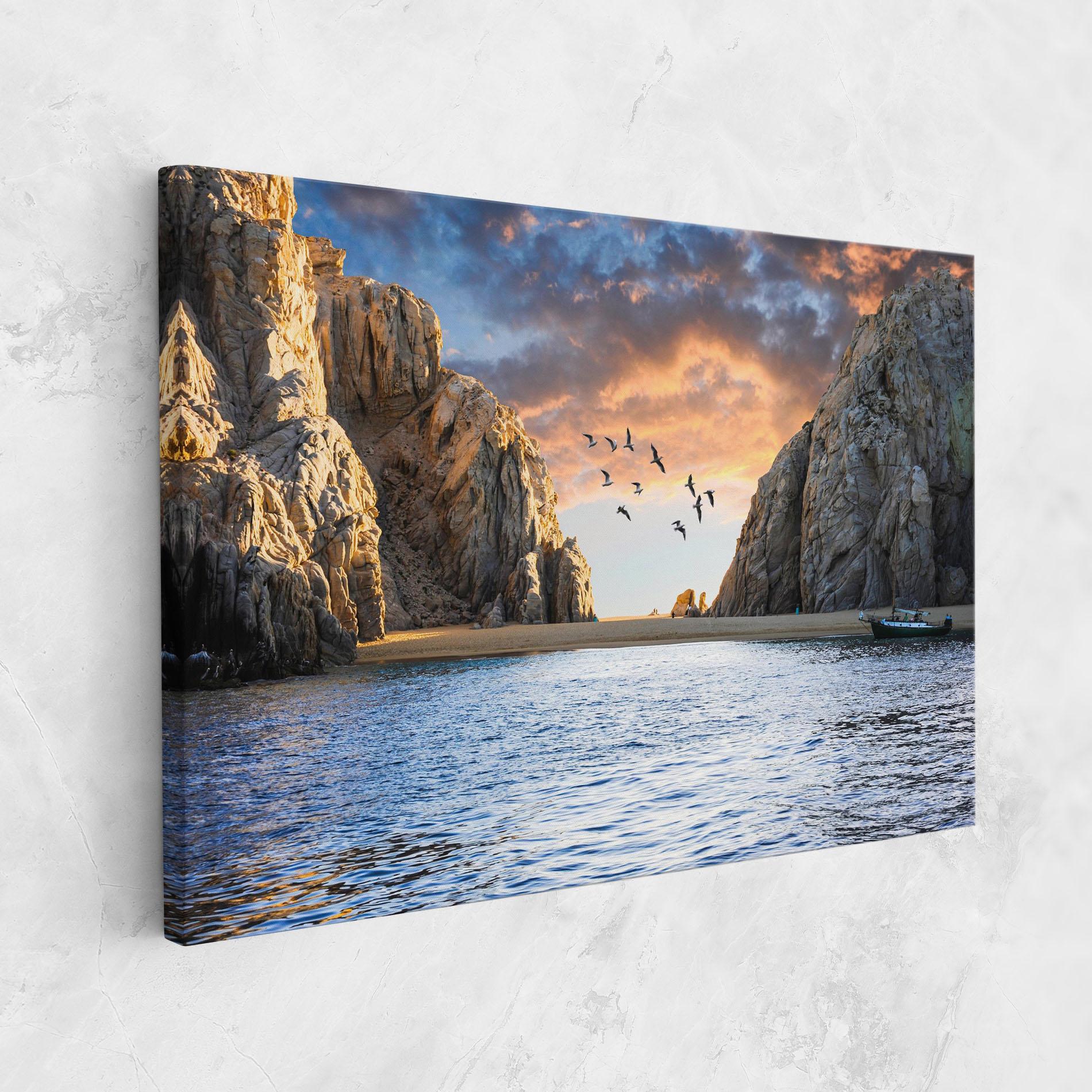 Картина на платно Lover S Beach mockup 1