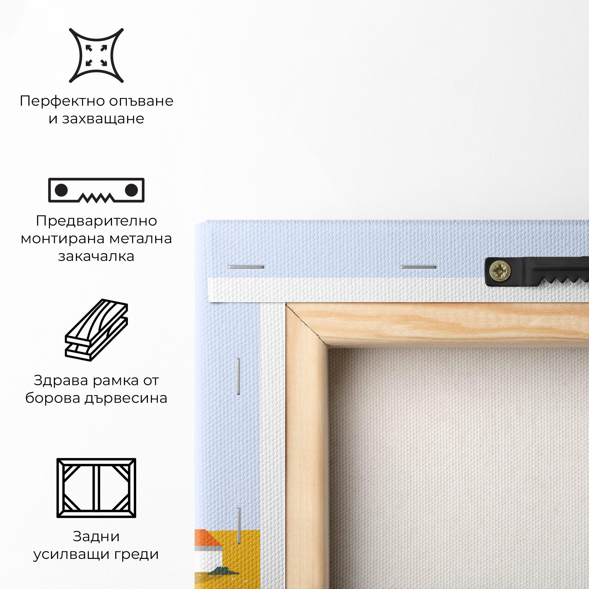 Картина на платно Beach Tower mockup 5