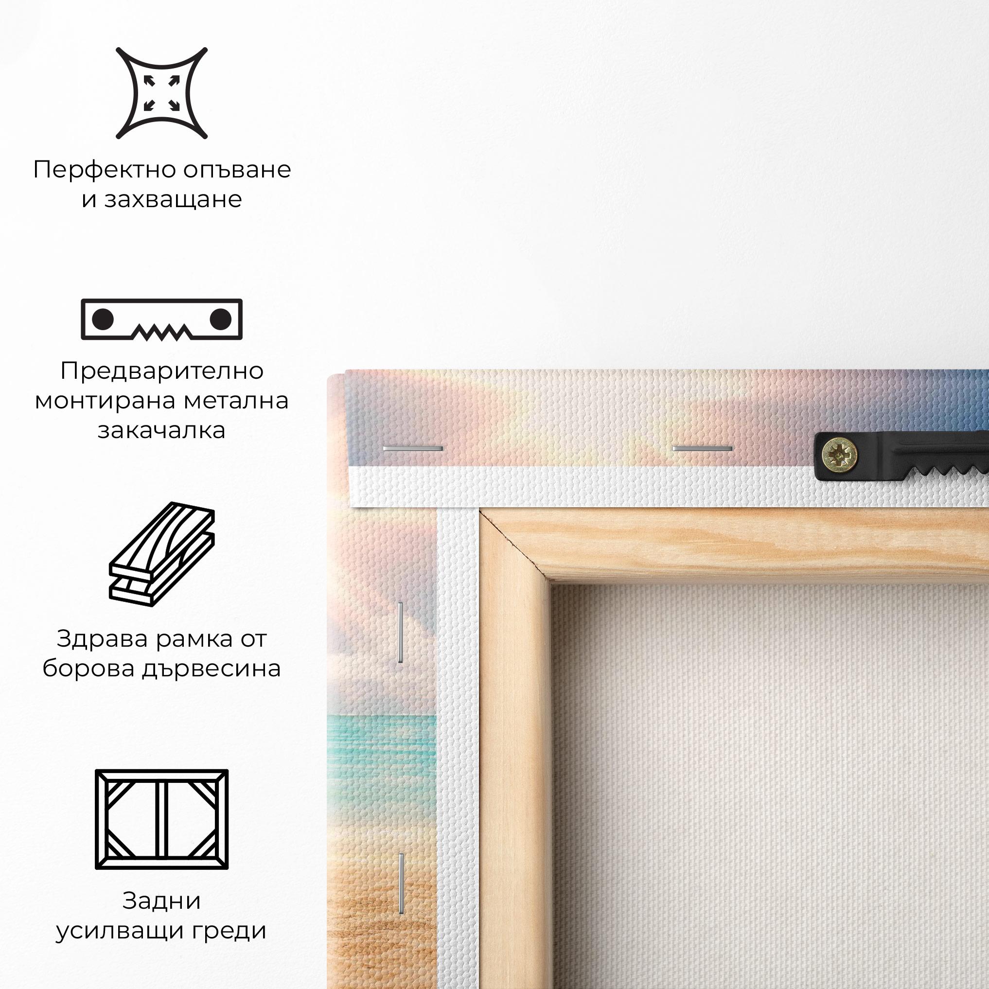 Картина на платно Exotic Beach Ocean mockup 5