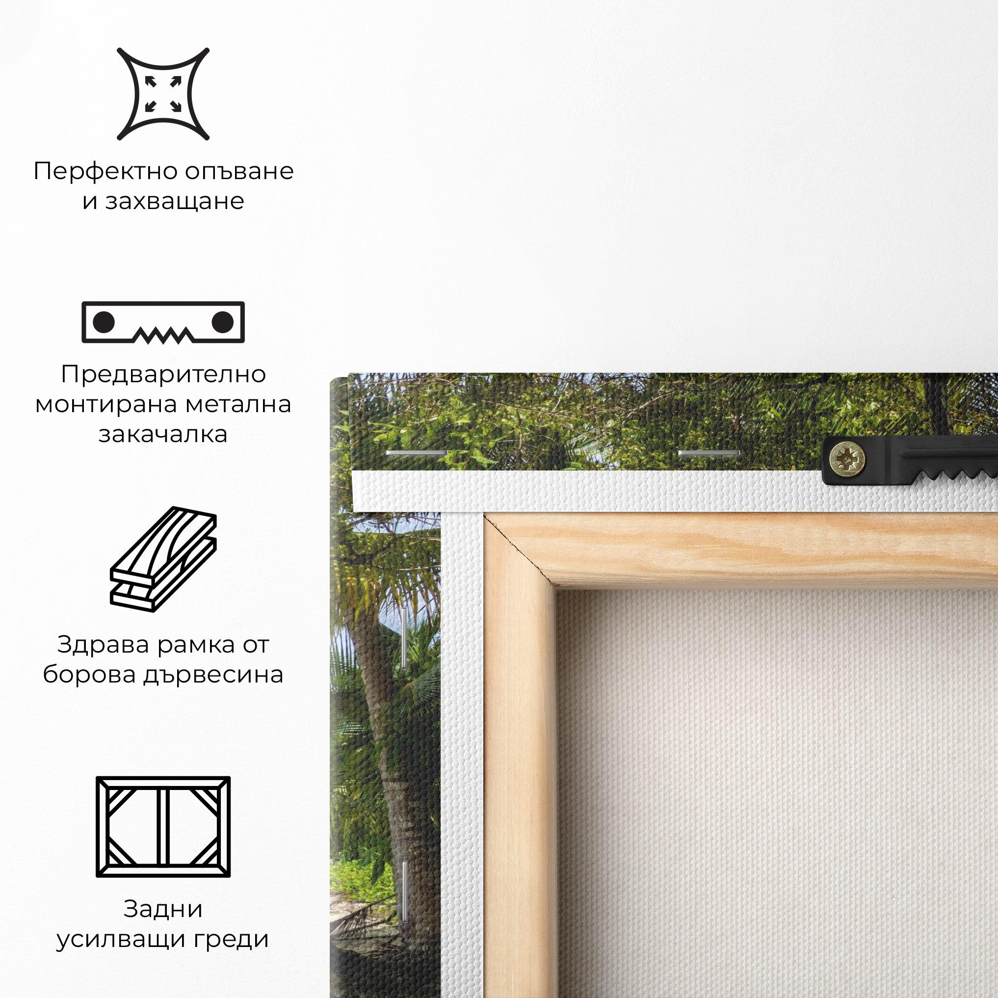 Картина на платно Island Beach mockup 5