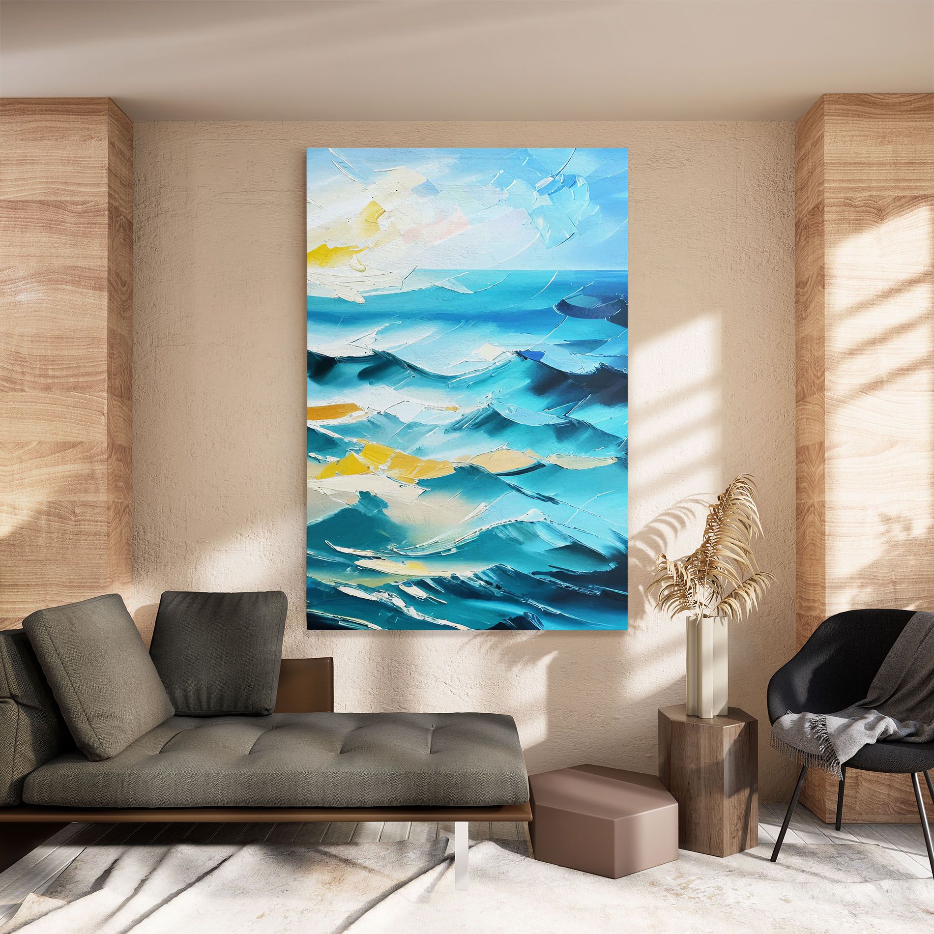 Blue Ocean Painting mockup 8