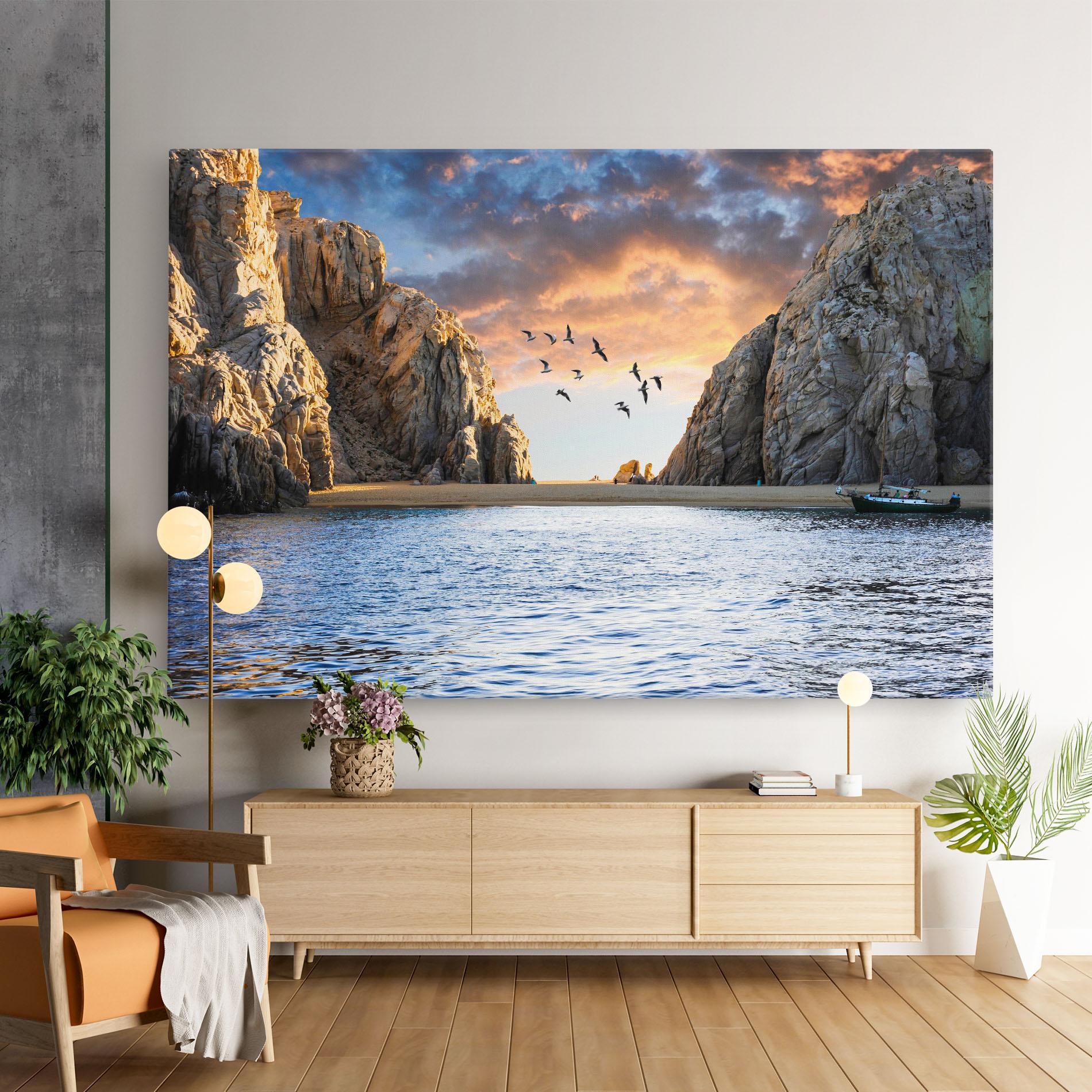 Картина на платно Lover S Beach mockup 9