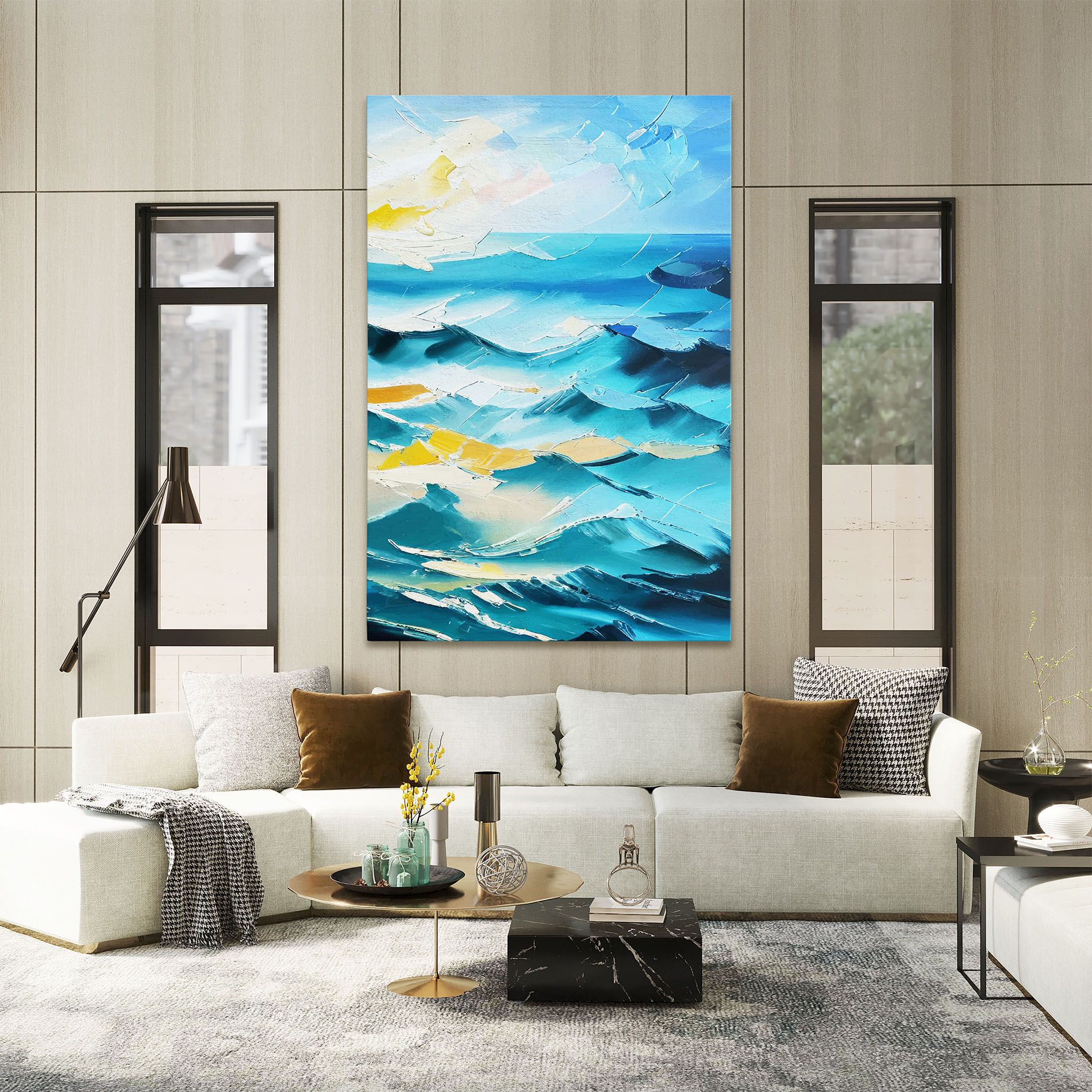 Blue Ocean Painting mockup 2