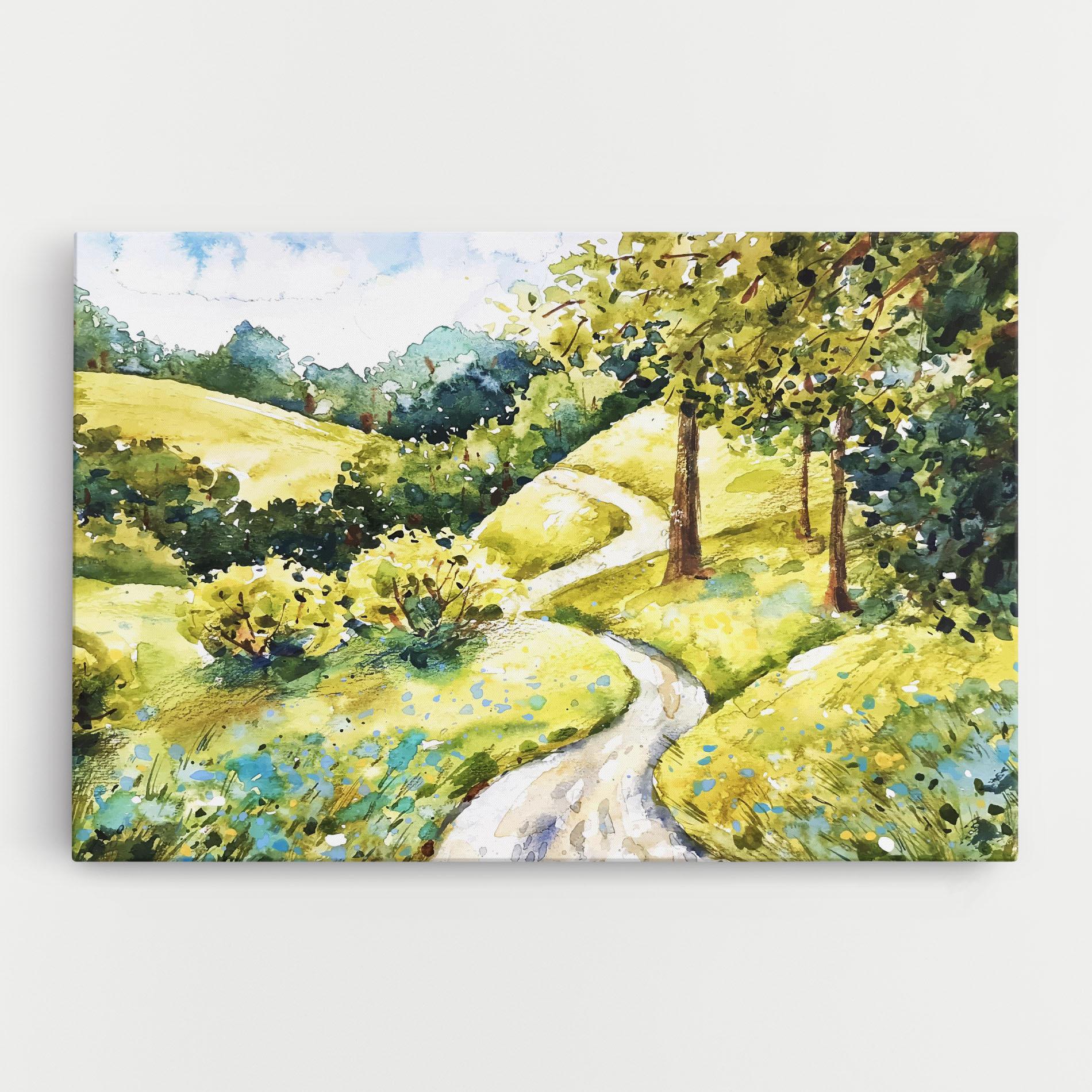 Картина на платно Fresh Spring View mockup 0