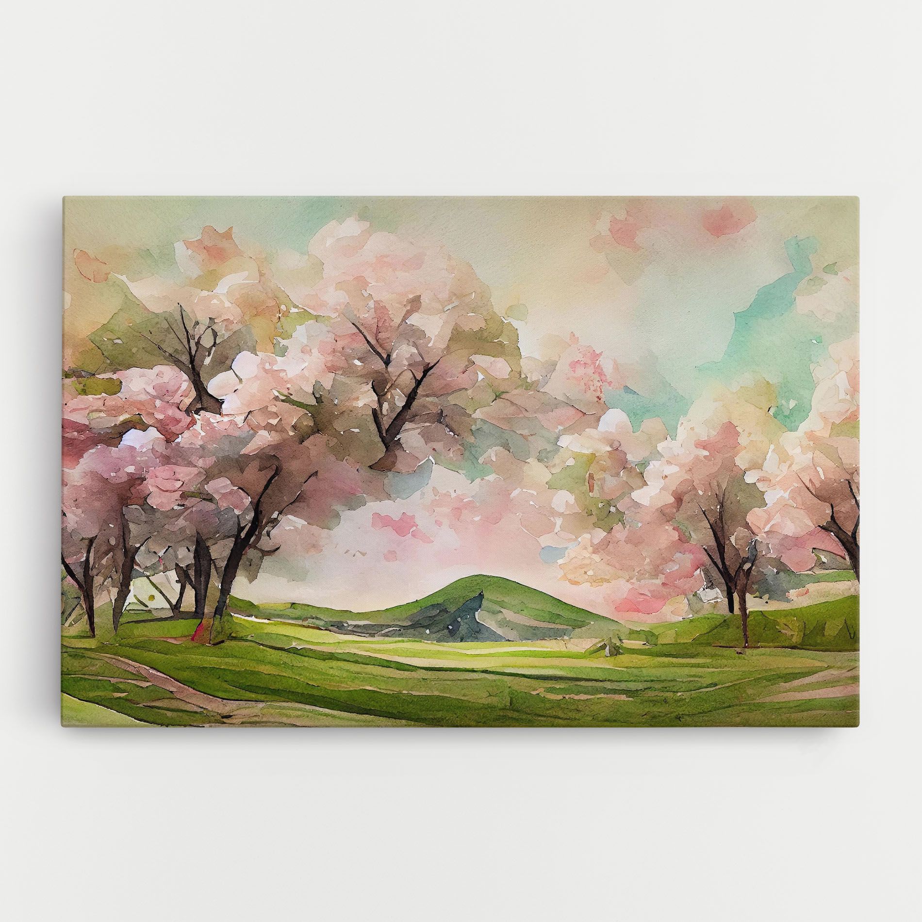 Spring Pink Trees mockup 0