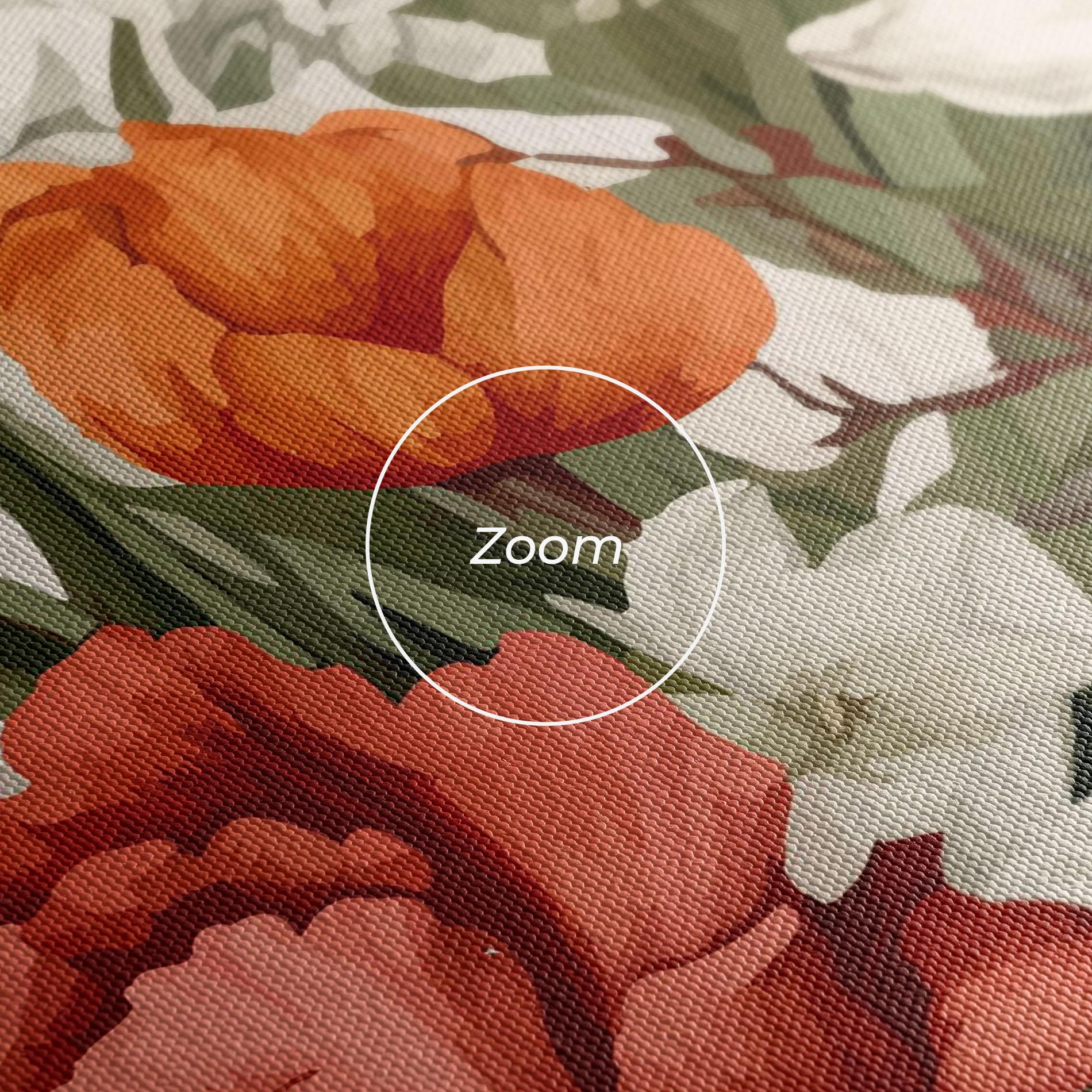 Картина на платно Orange Red Spring mockup 3