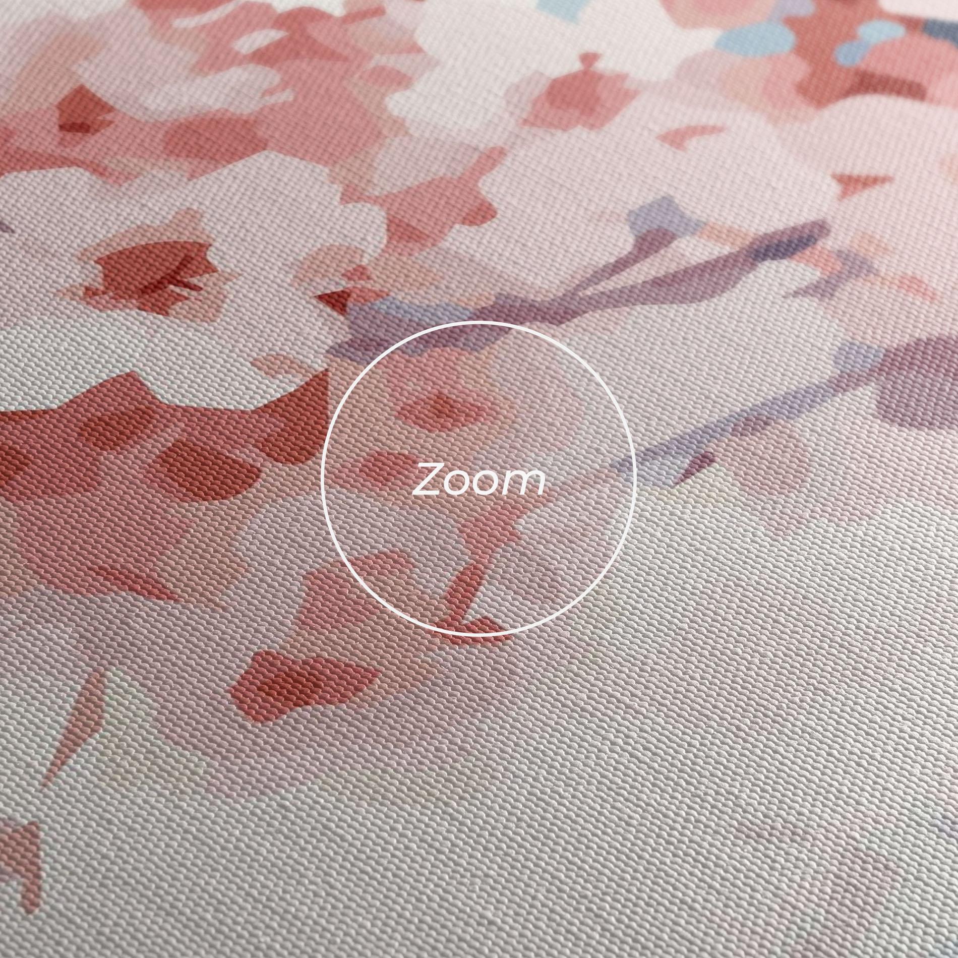 Картина на платно Pastel Spring Flowers mockup 3