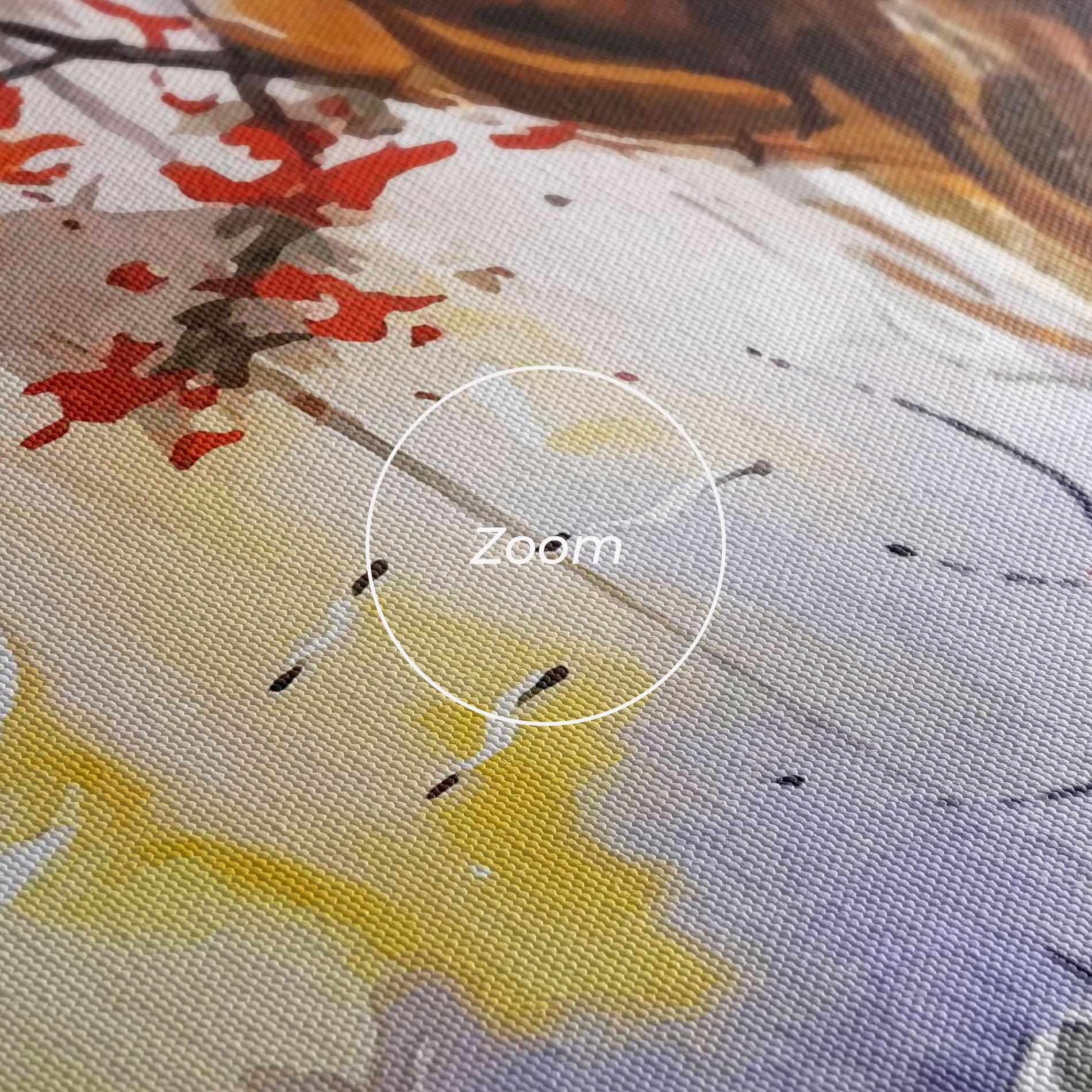 Картина на платно Watercolor Spring Tree mockup 3