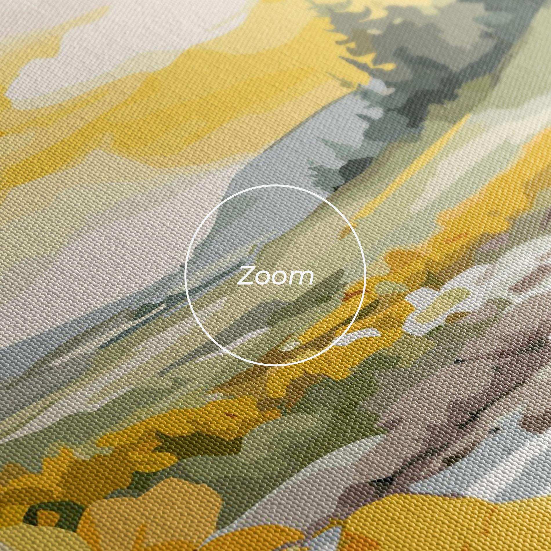 Картина на платно Yellow Spring Flower mockup 3