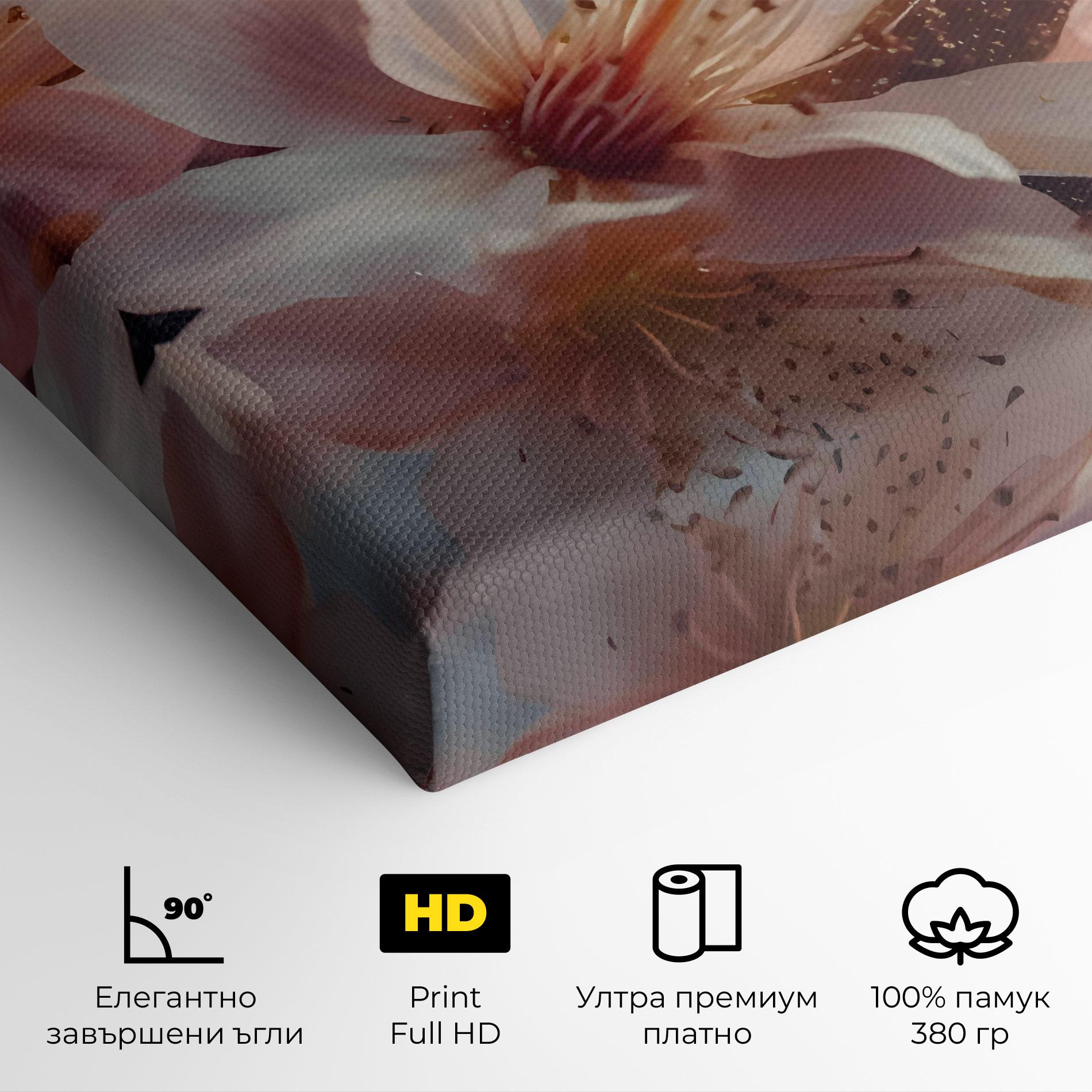 Картина на платно Flower Spring Art mockup 4