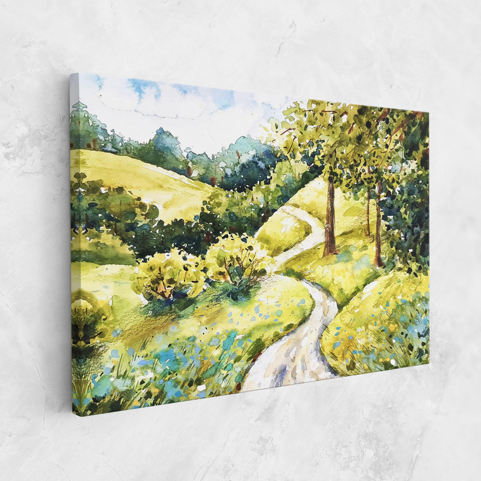 Картина на платно Fresh Spring View mockup 1