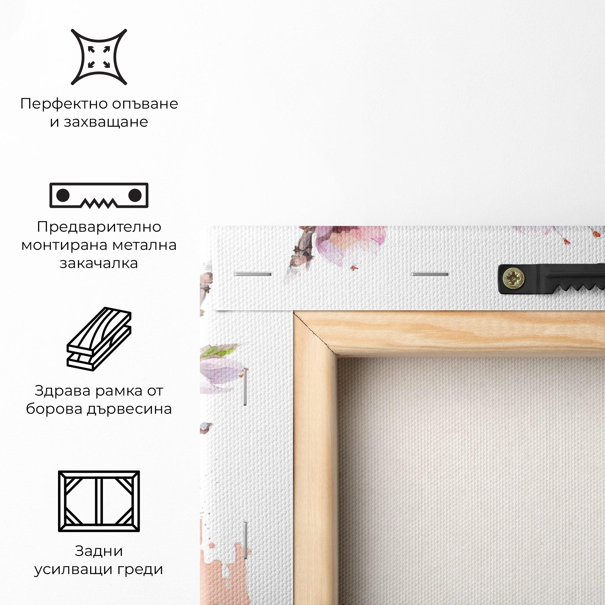 Картина на платно Cherry Spring Art mockup 5