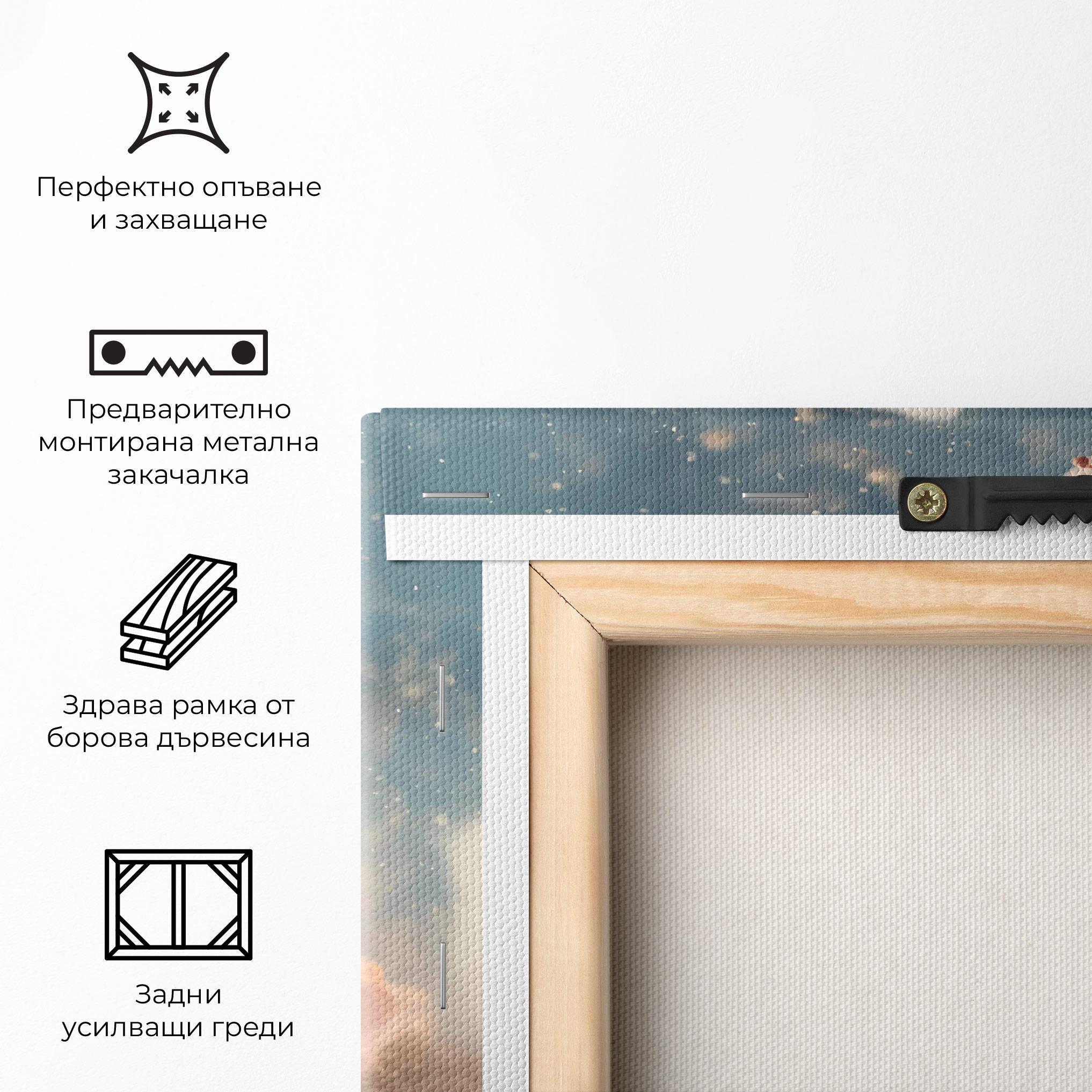 Картина на платно Flower Spring Art mockup 5