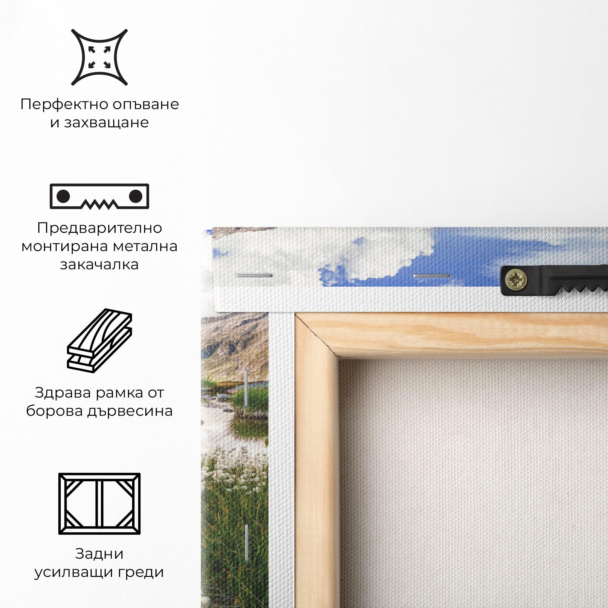 Картина на платно Lake Spring View mockup 5