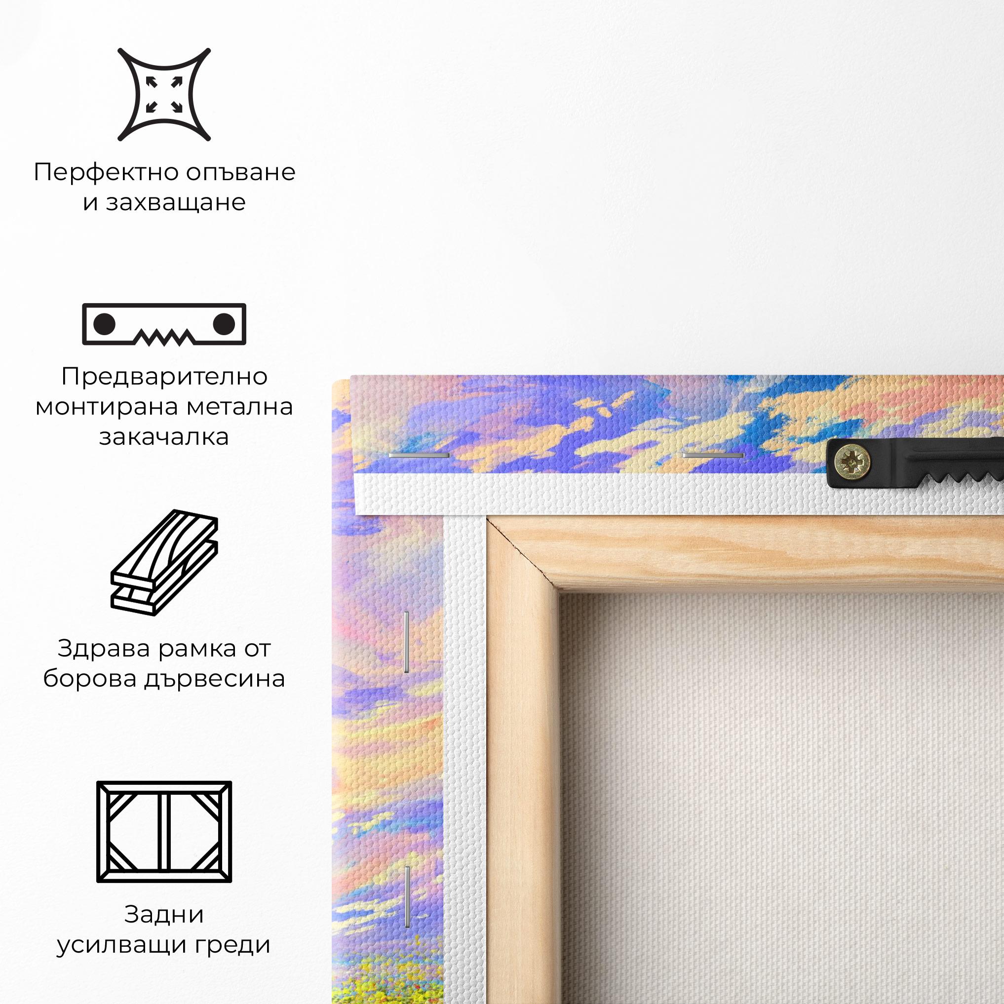 Картина на платно Spring Field mockup 5