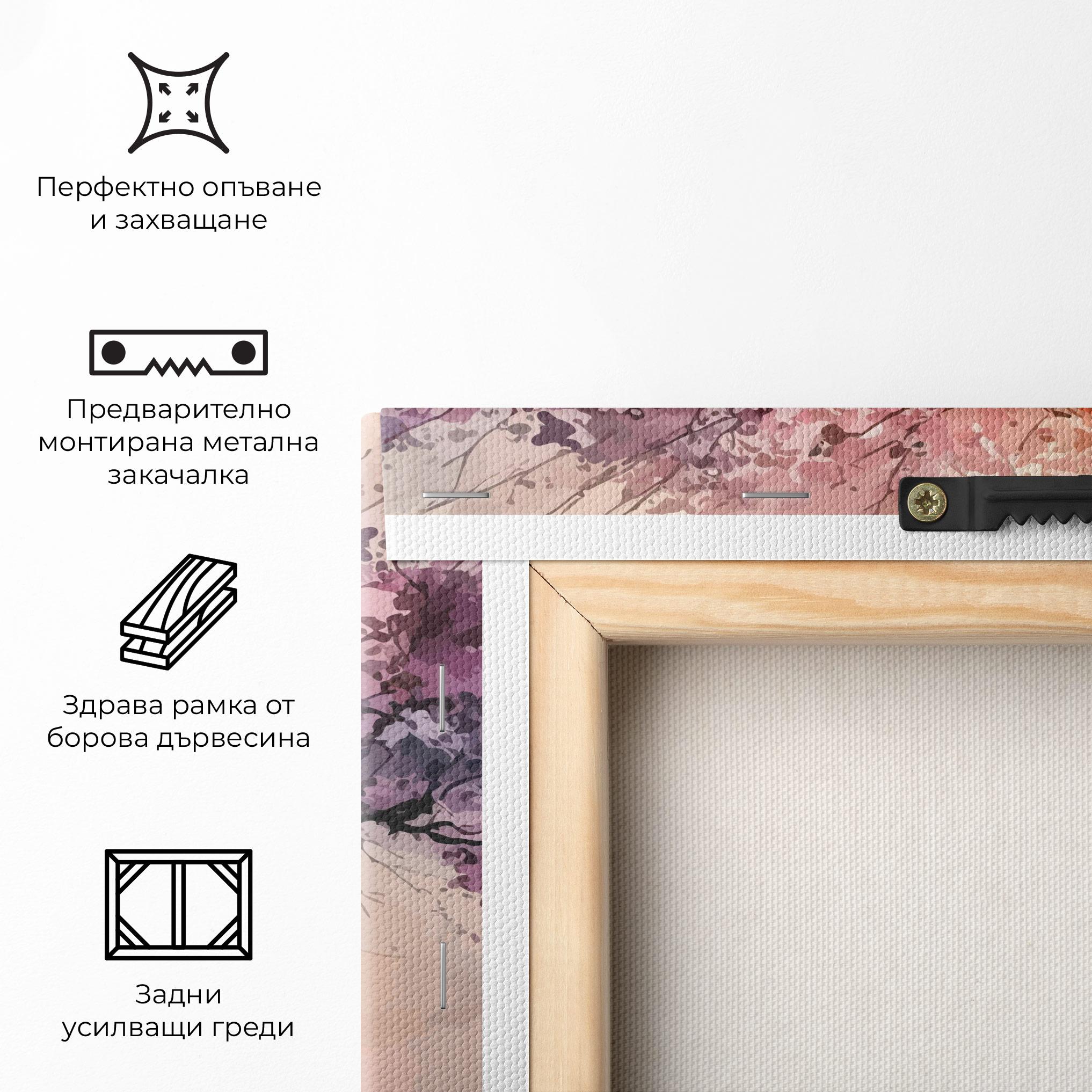 Картина на платно Sunset Spring mockup 5